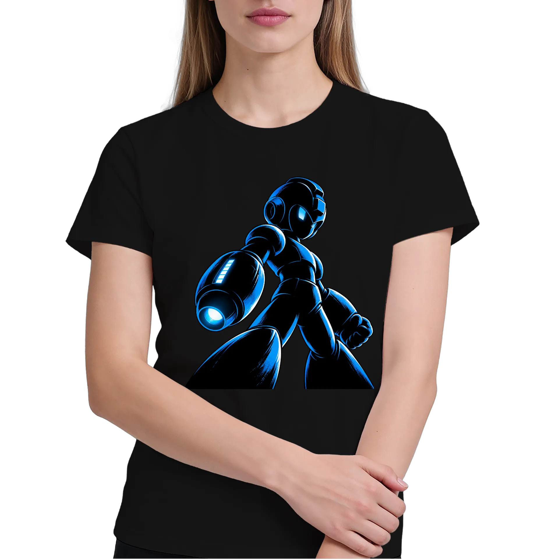 Camiseta Mega Man Silhueta de Dondere — imagem 3 de 6