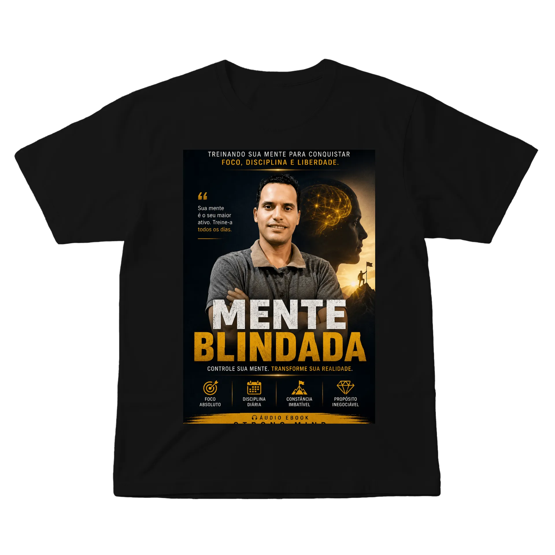 Camiseta Strong Mind  de ErinaldoJose — imagem 1 de 6