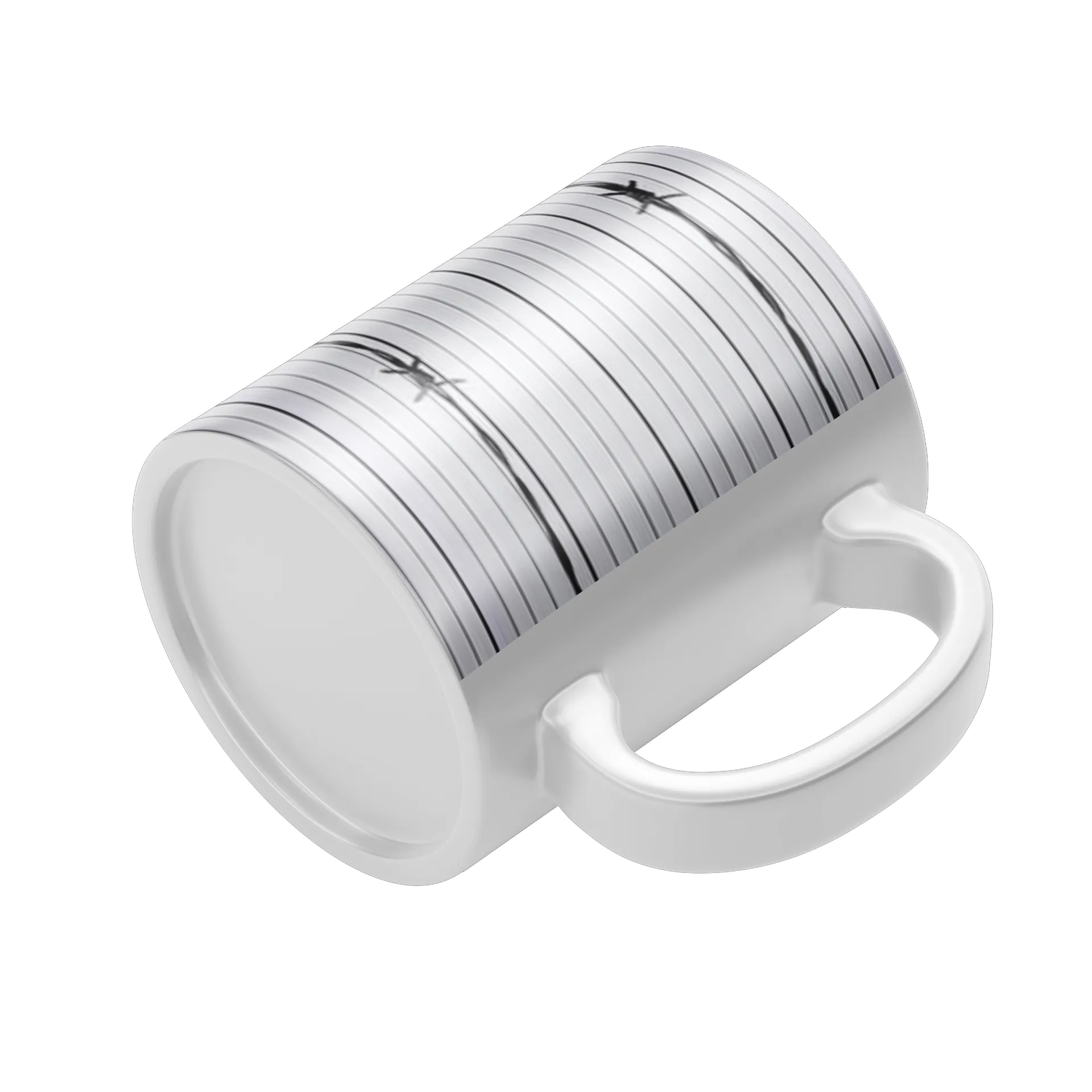 Caneca Porcelana Gato Não Toque 325ml - Imagem 4