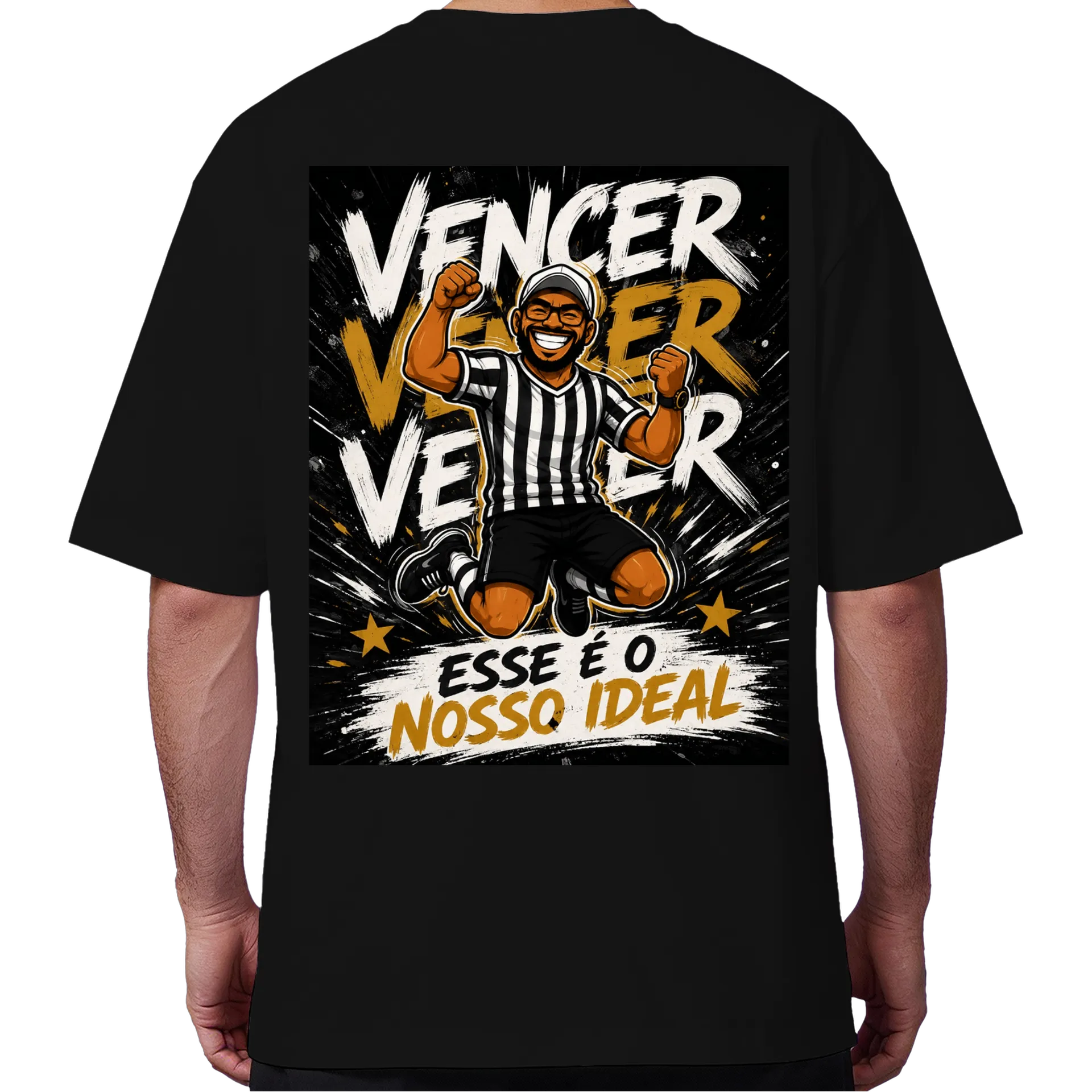 Camiseta Oversized V3 Preta de M13 STORE — imagem 6 de 6