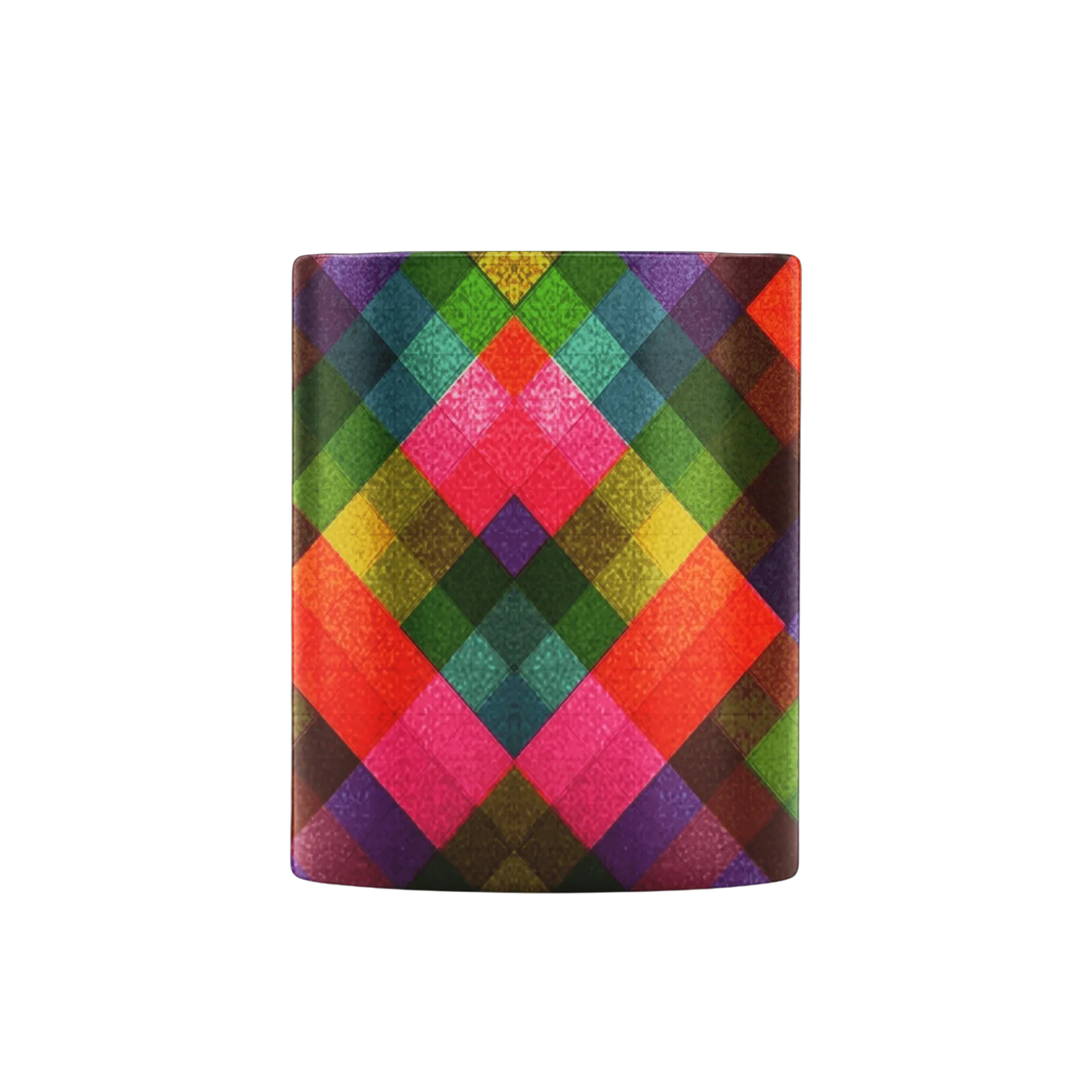 Caneca Porcelana Estampa Colorida Geométrica 325ml - Imagem 2