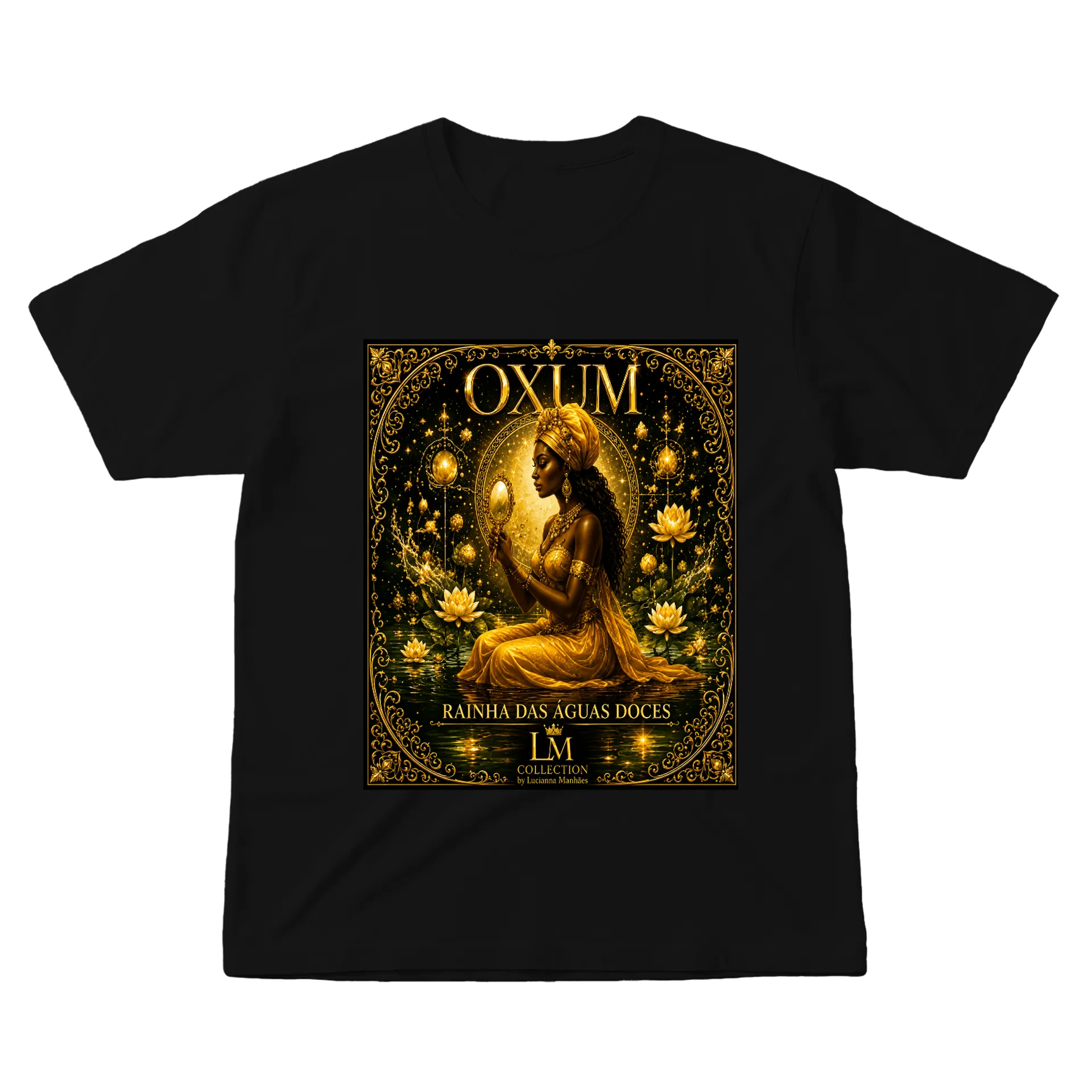 Camiseta Rainha das águas 0% Algodão - Imagem 1