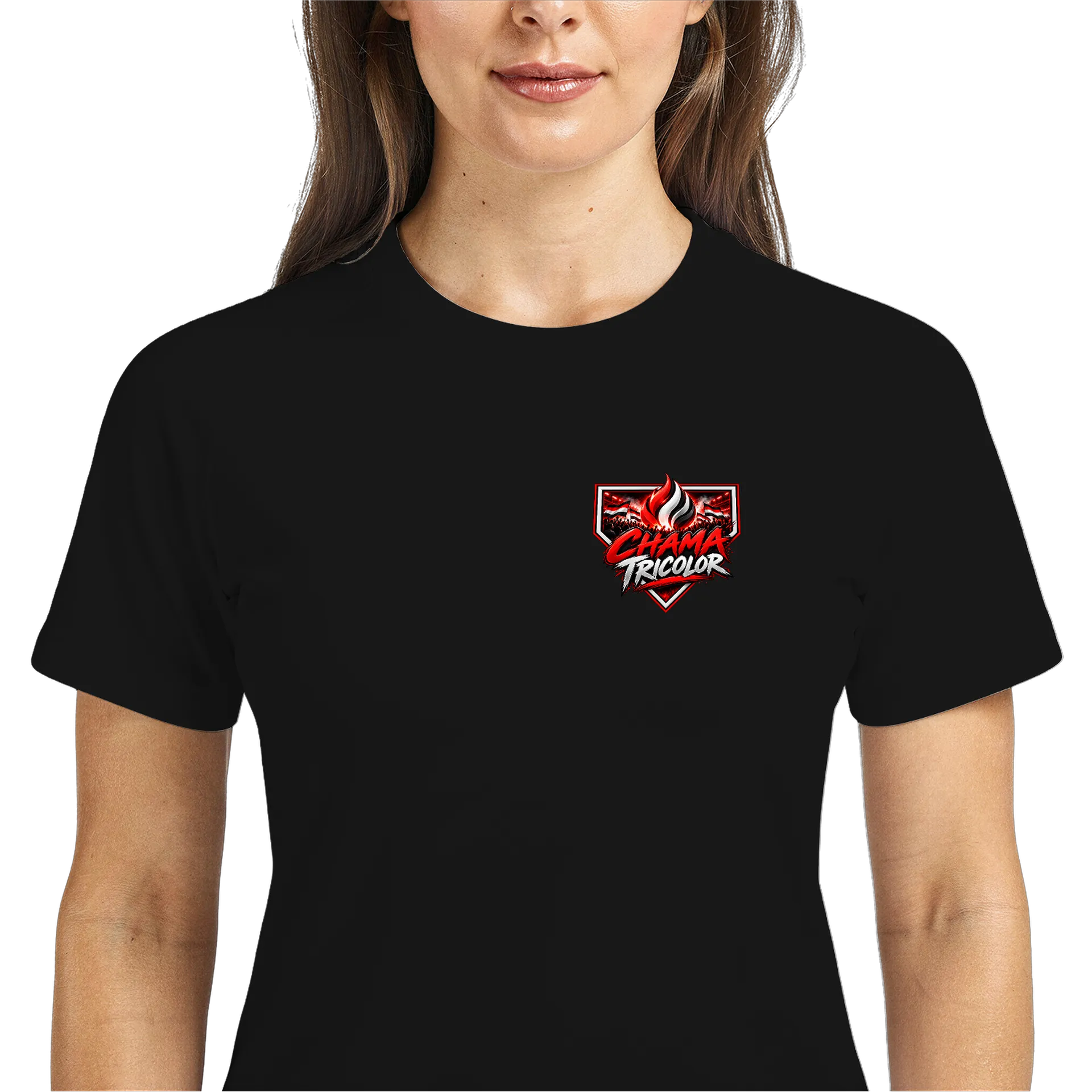 Camiseta DryFit de CHAMA TRICOLOR — imagem 3 de 6