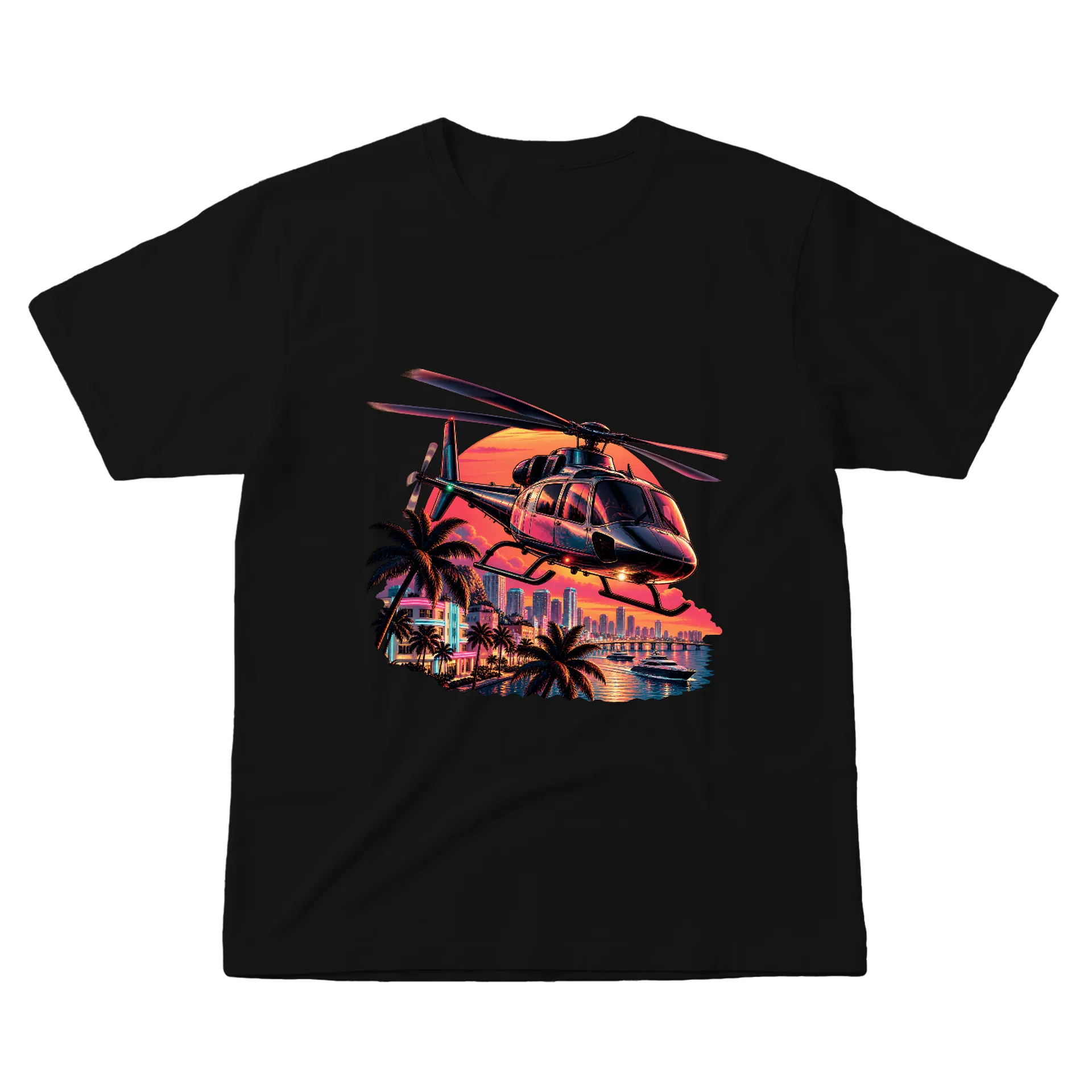 Camiseta GTA6 Helicóptero - Imagem 3