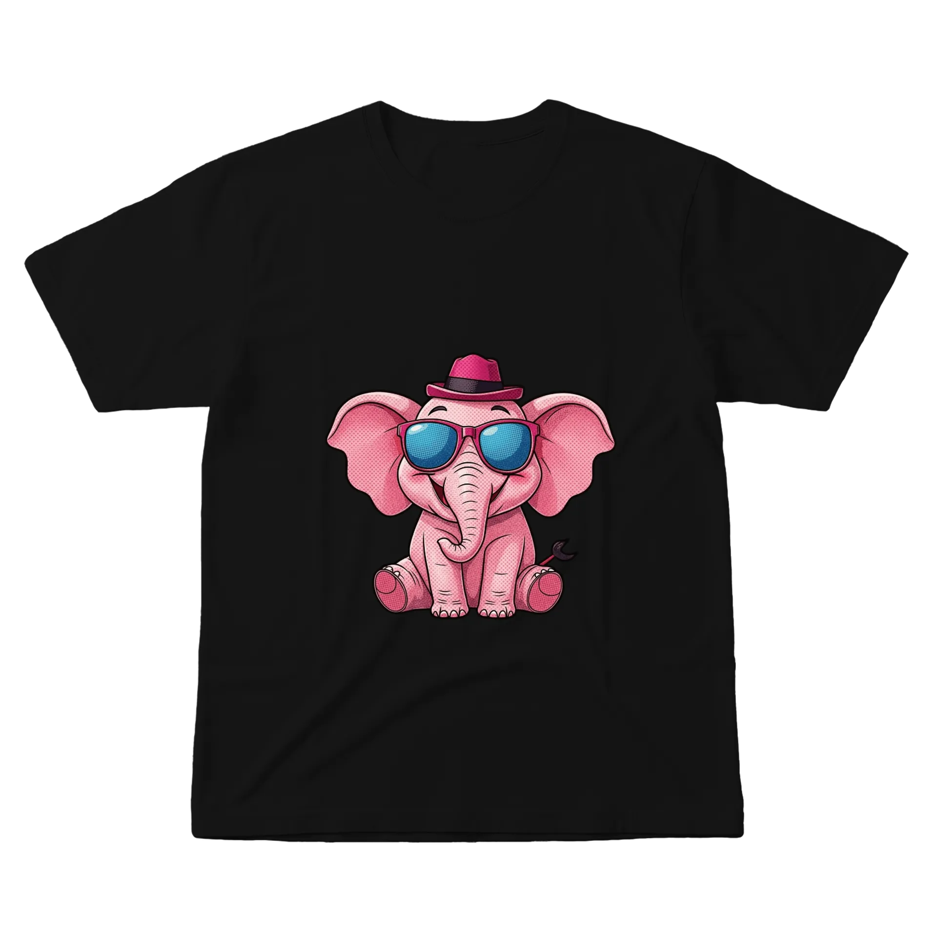 Camiseta Elefante Rosa de Programa Irrelefante — imagem 1 de 6