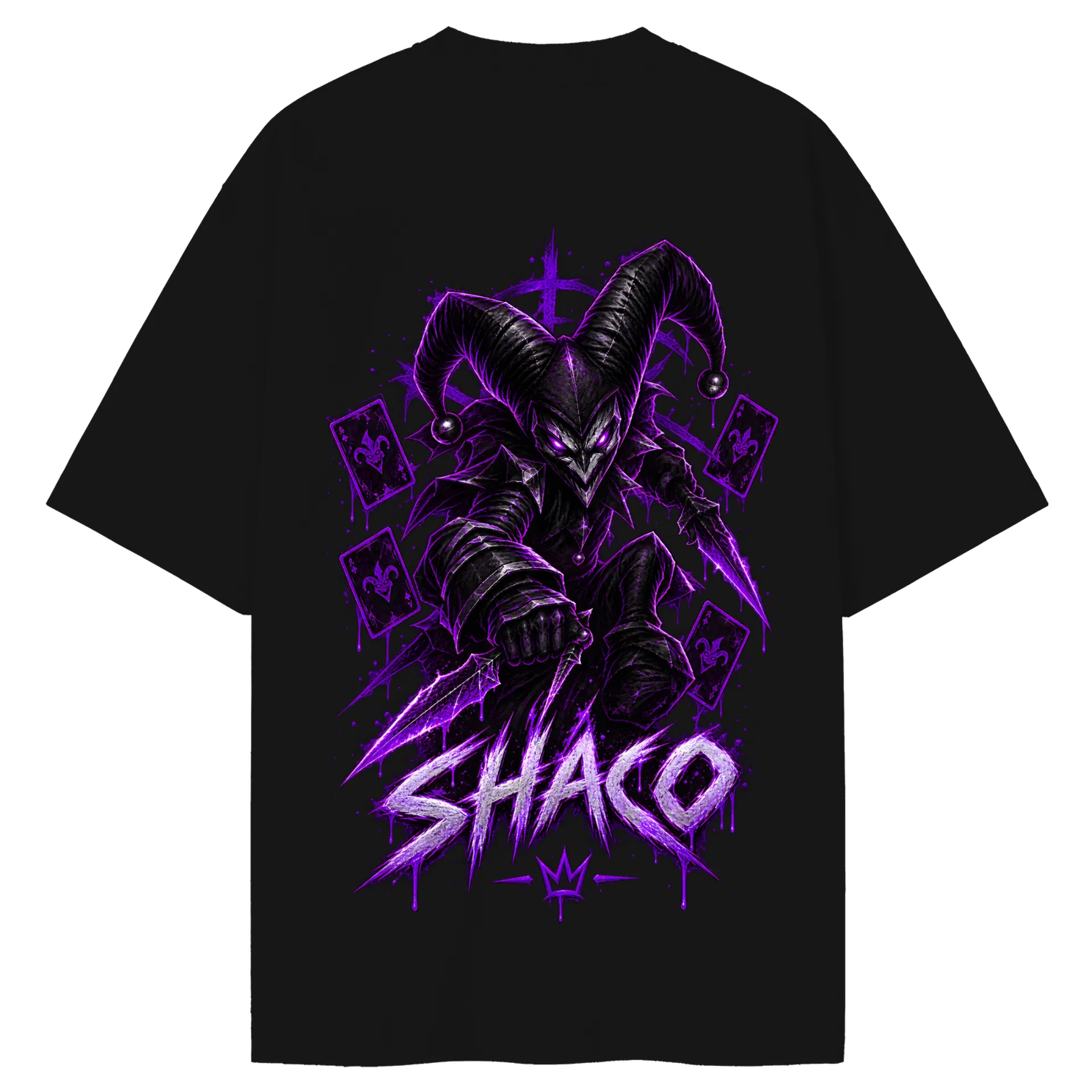 Camiseta Oversized Shaco LOL - Imagem 2
