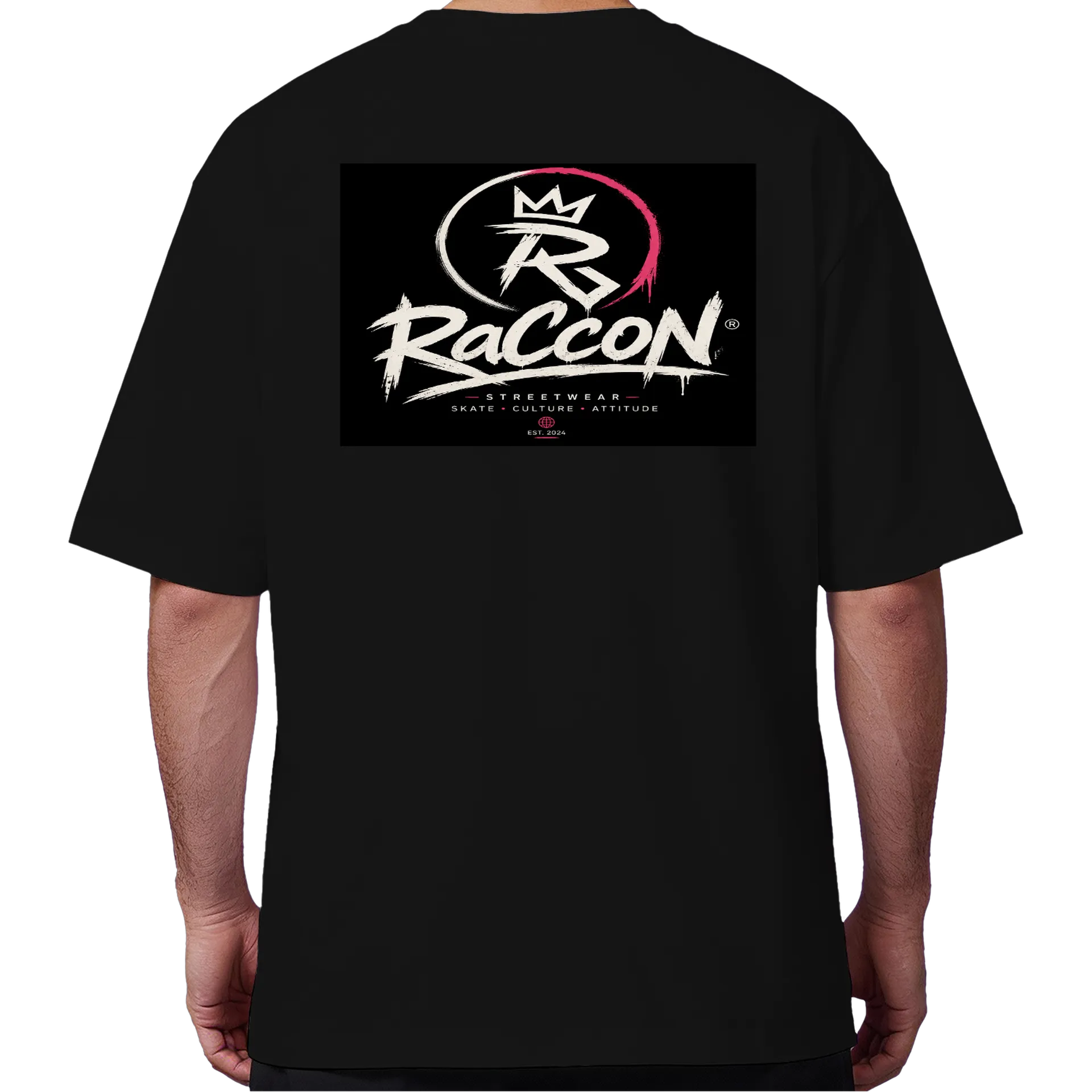 Camiseta Oversized de Raccon — imagem 6 de 6