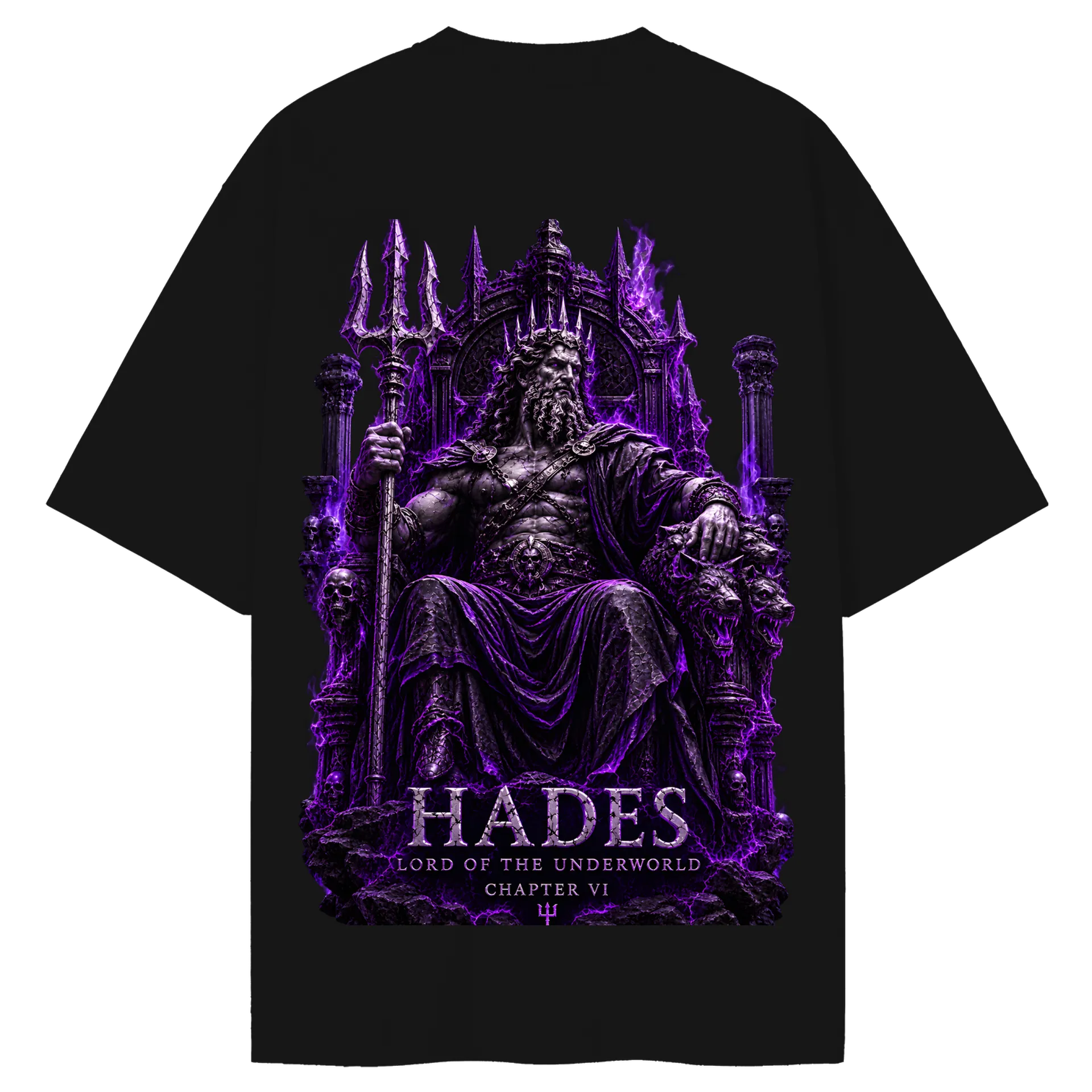 Camiseta Oversized Hades Rei do Submun - Imagem 4