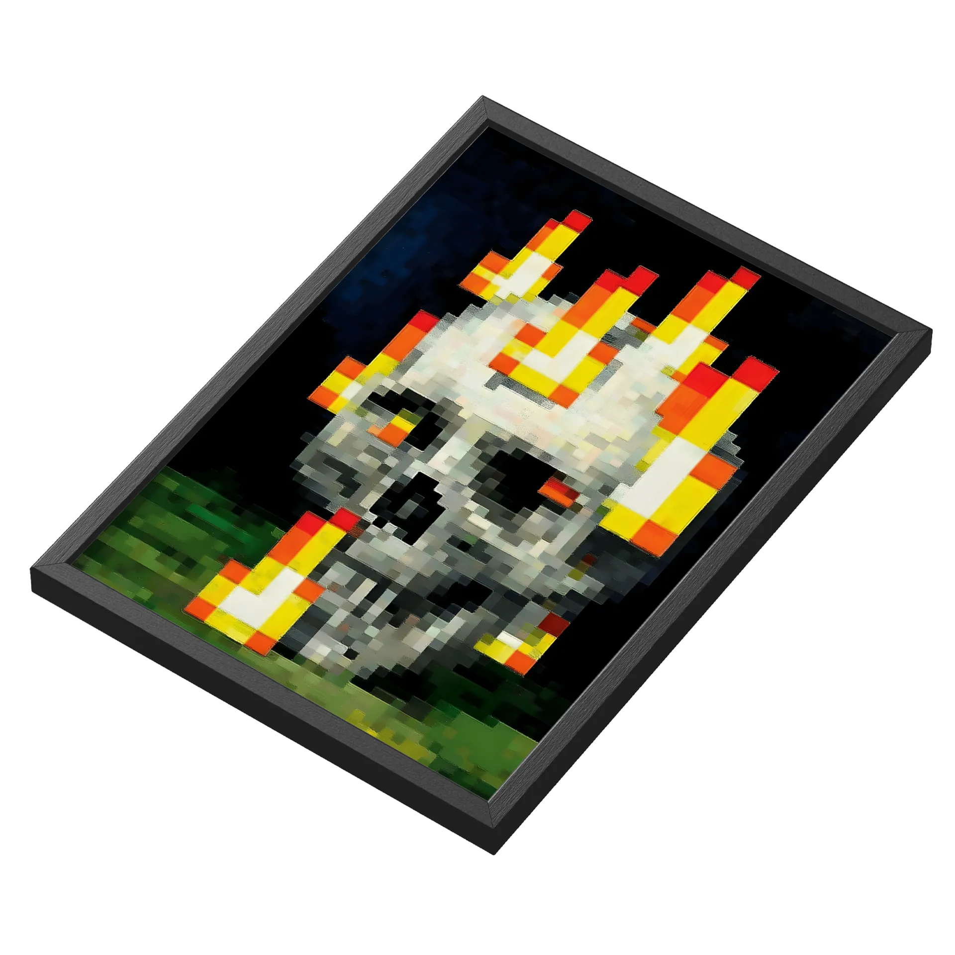 Quadro A3 personalizado Com Vidro Minecraft - Imagem 3