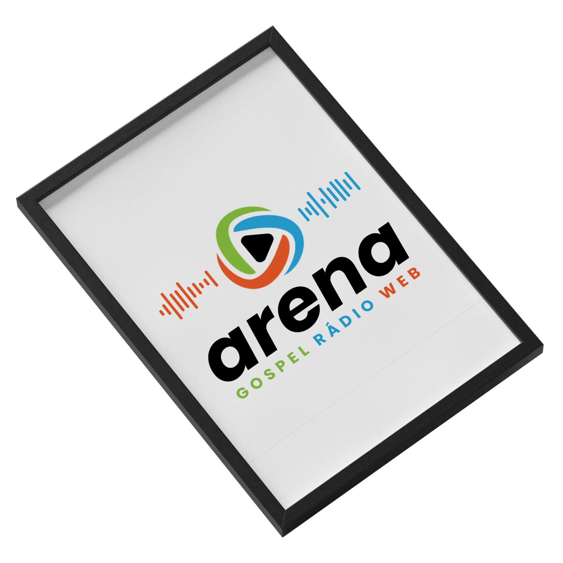 Quadro A3 personalizado Arena Gospel Rádio Web de Arena Gospel