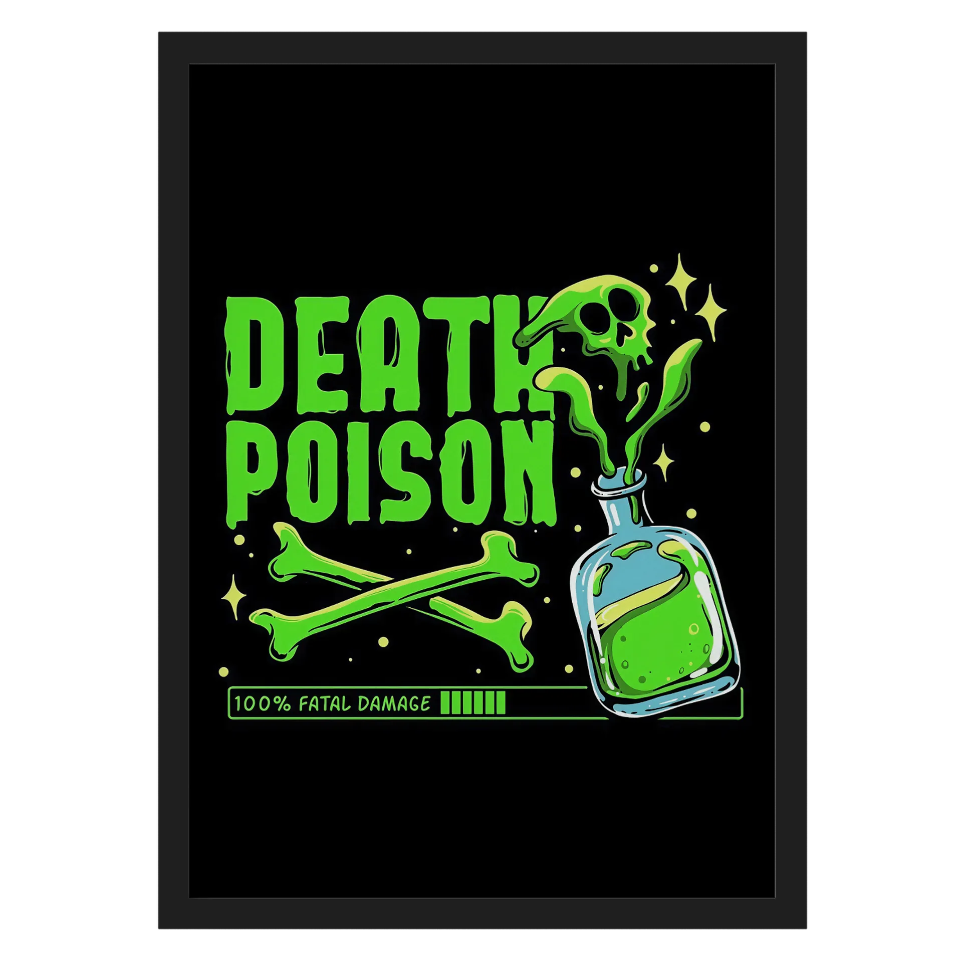 Quadro A3 Death Poison - Imagem 1