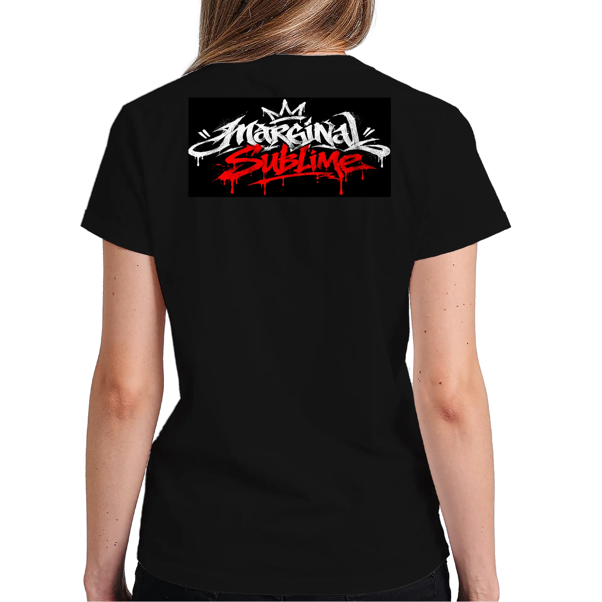 Camiseta Estampa Marginal Sublime Preto 100% - Imagem 5