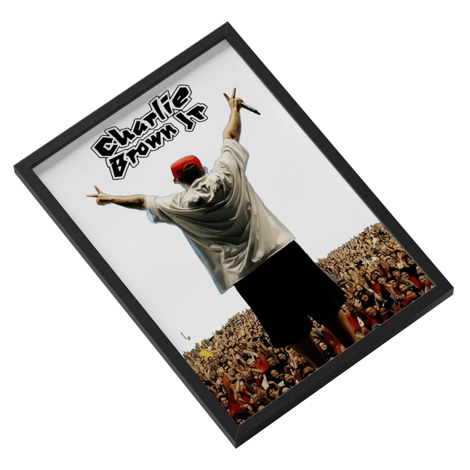 Quadro Charlie Brown Jr A3 com Vidro de MadsonStore — imagem 2 de 3