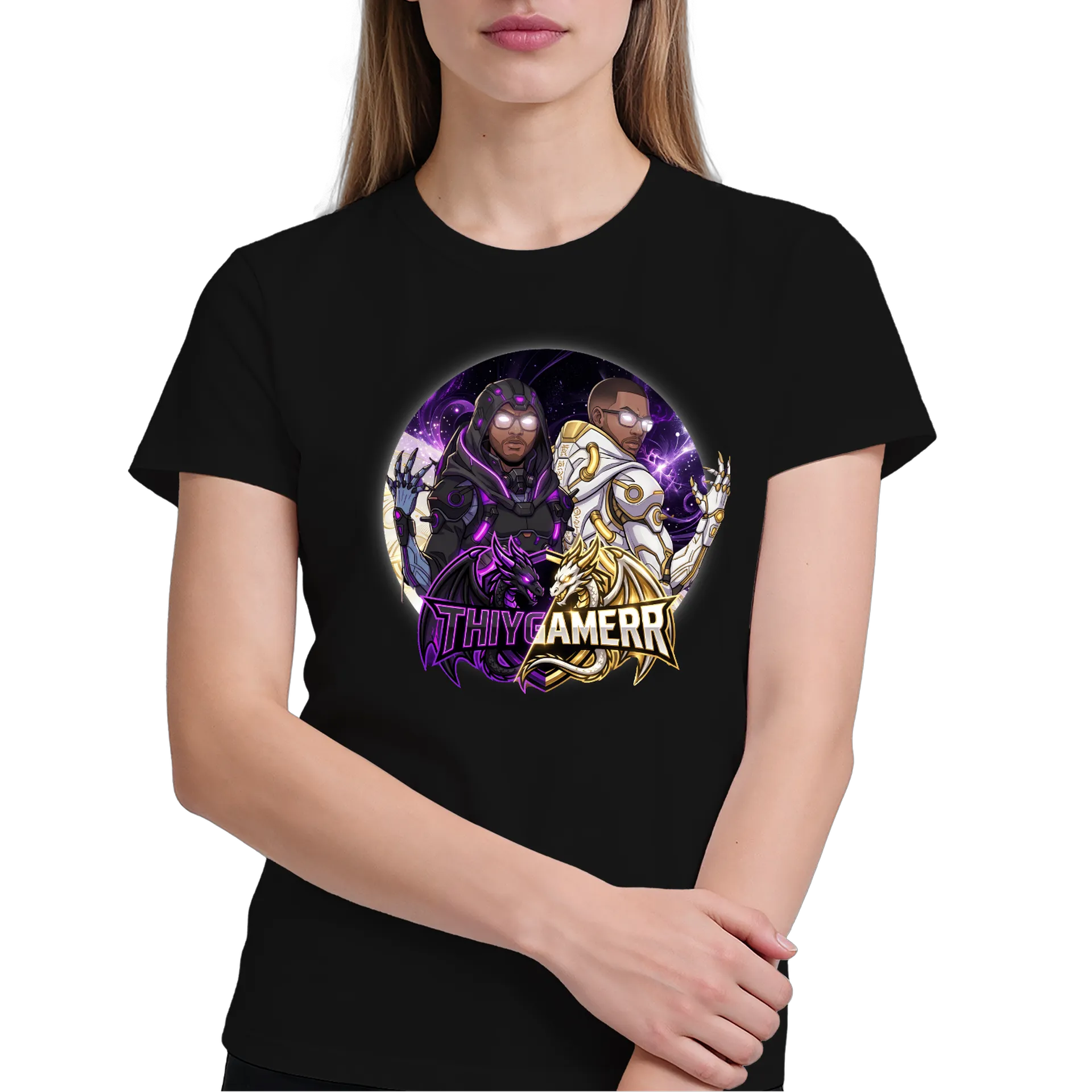 Camiseta Personalizada Preto 100% Algodão - Imagem 4