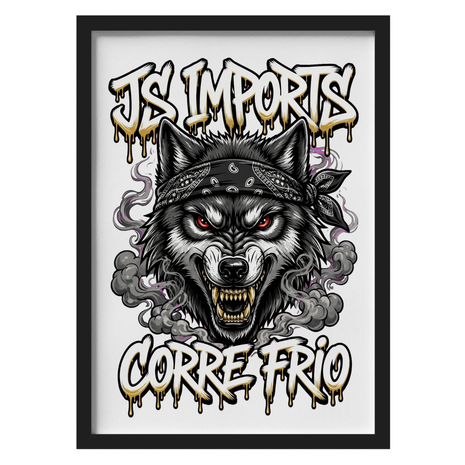 Quadro A3 personalizado Com Vidro - Imagem 1