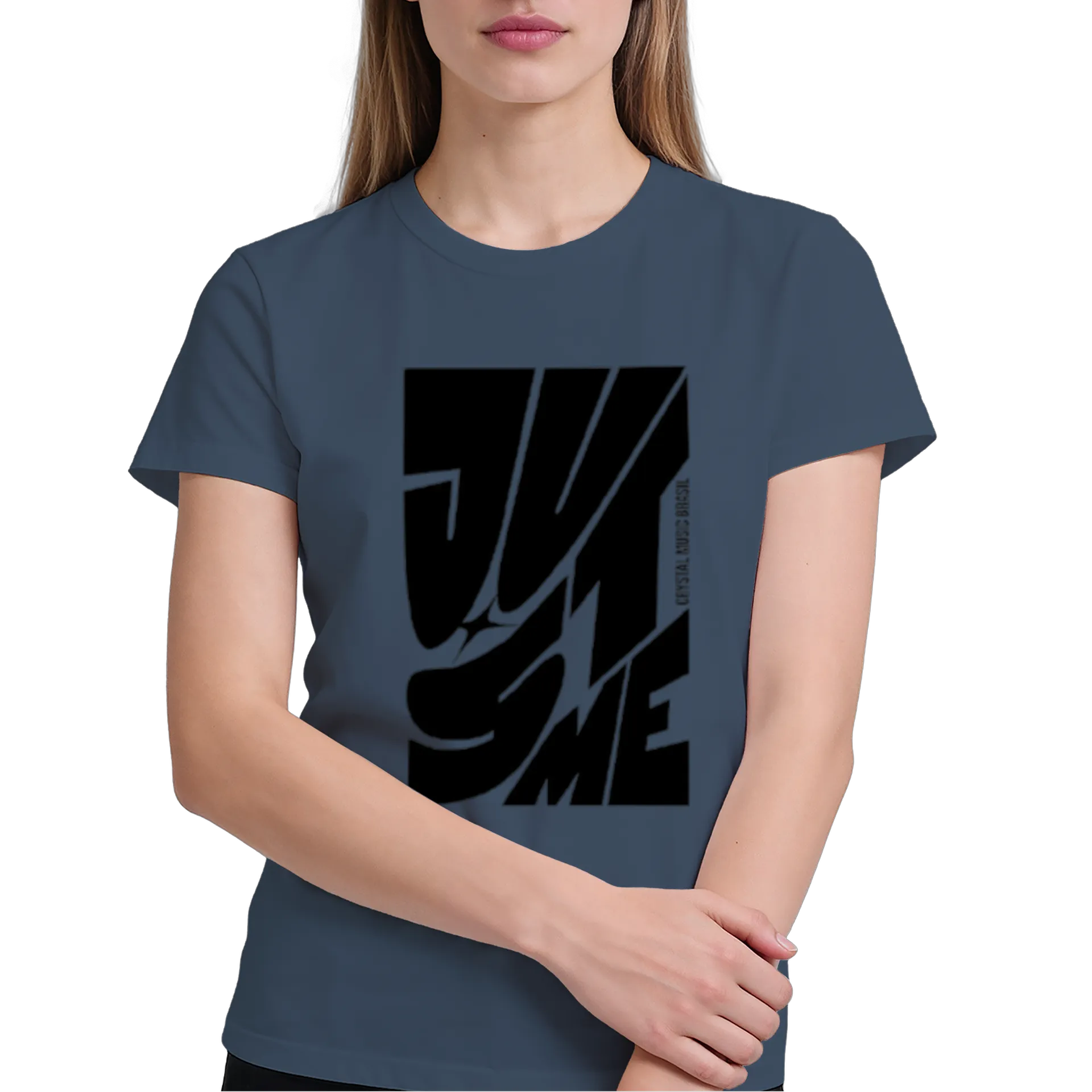 Camiseta CMB "Just Me" - Azul Marinho - Imagem 4
