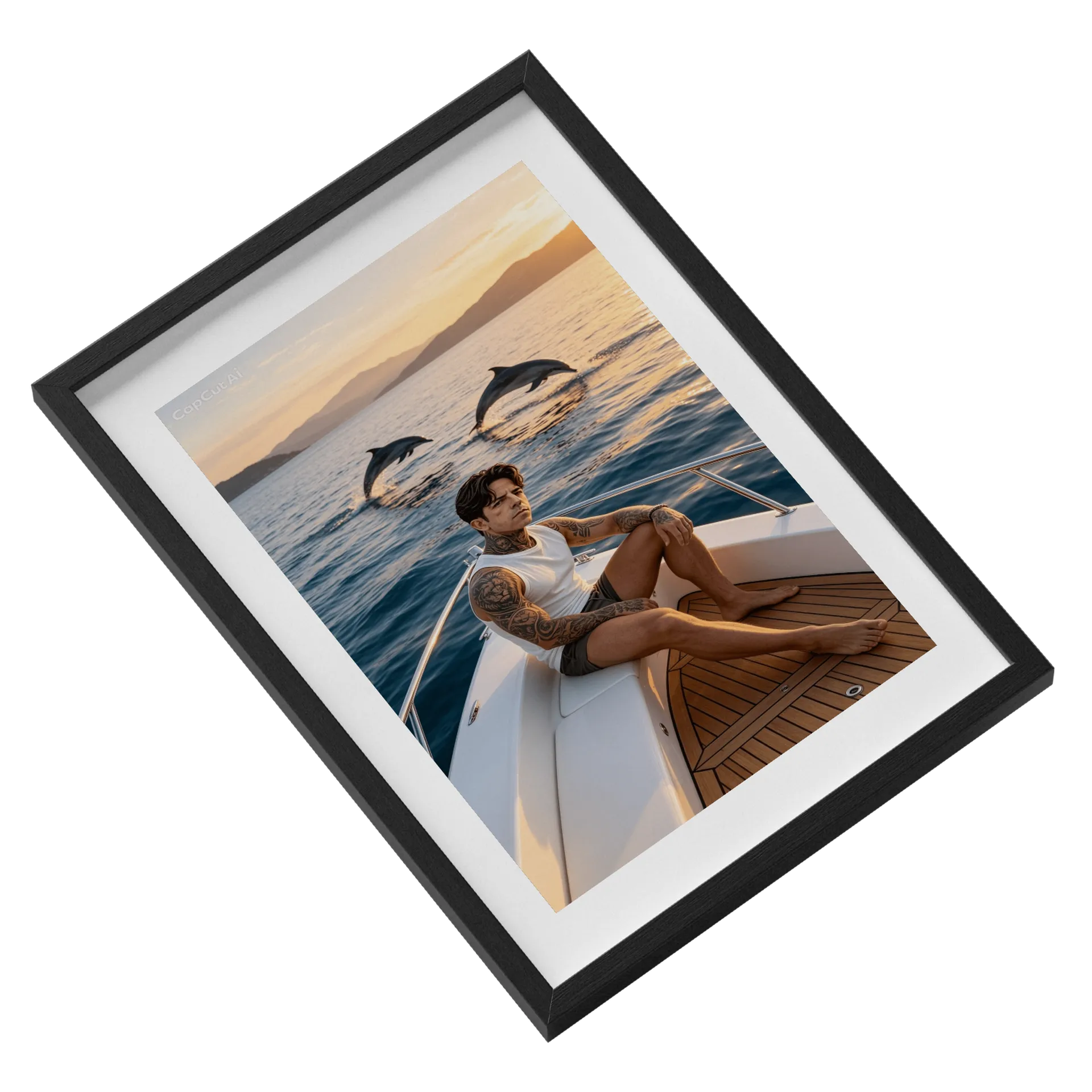 Quadro A3 personalizado Com Vidro de Messias — imagem 2 de 3