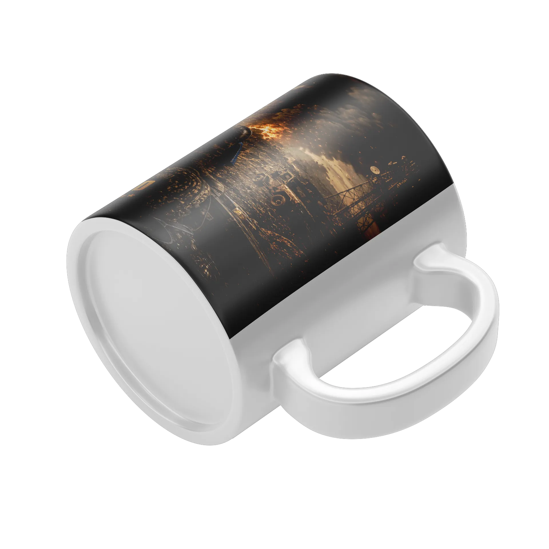 Caneca Porcelana PUBG Lootador 325ml - Imagem 4
