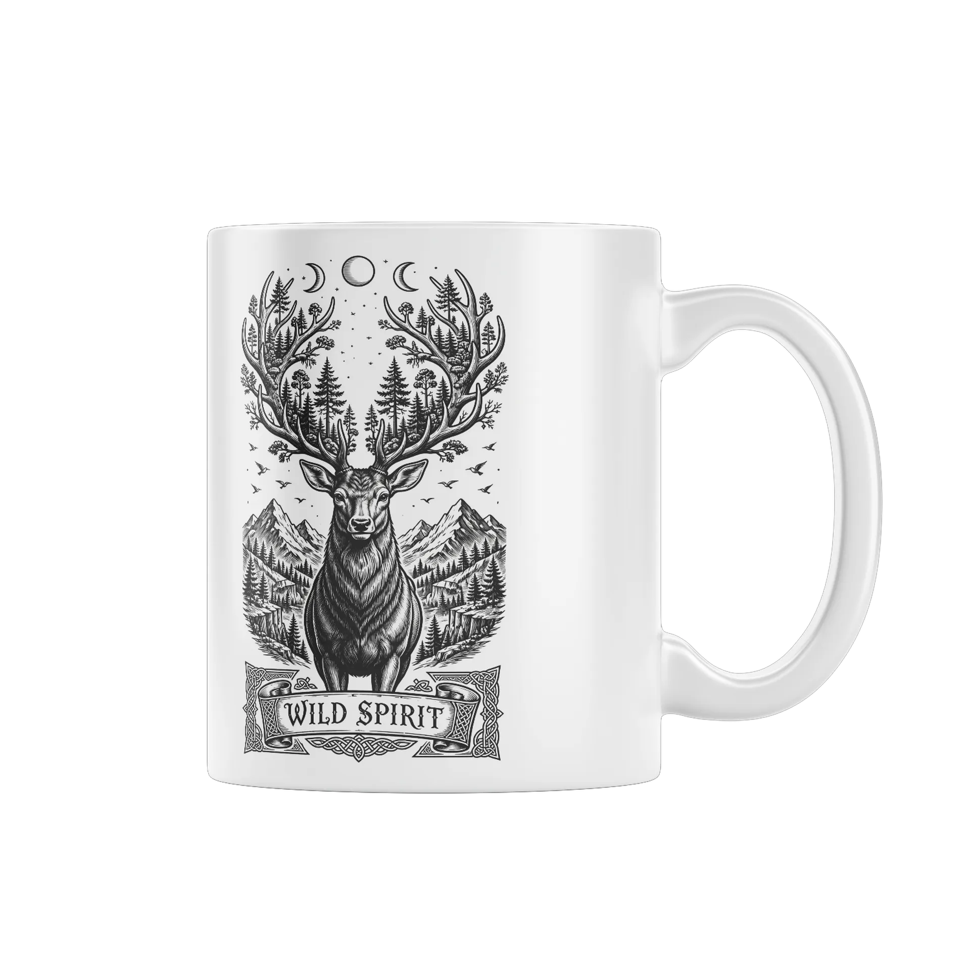 Caneca Porcelana Wild Spirit 325ml - Imagem 1