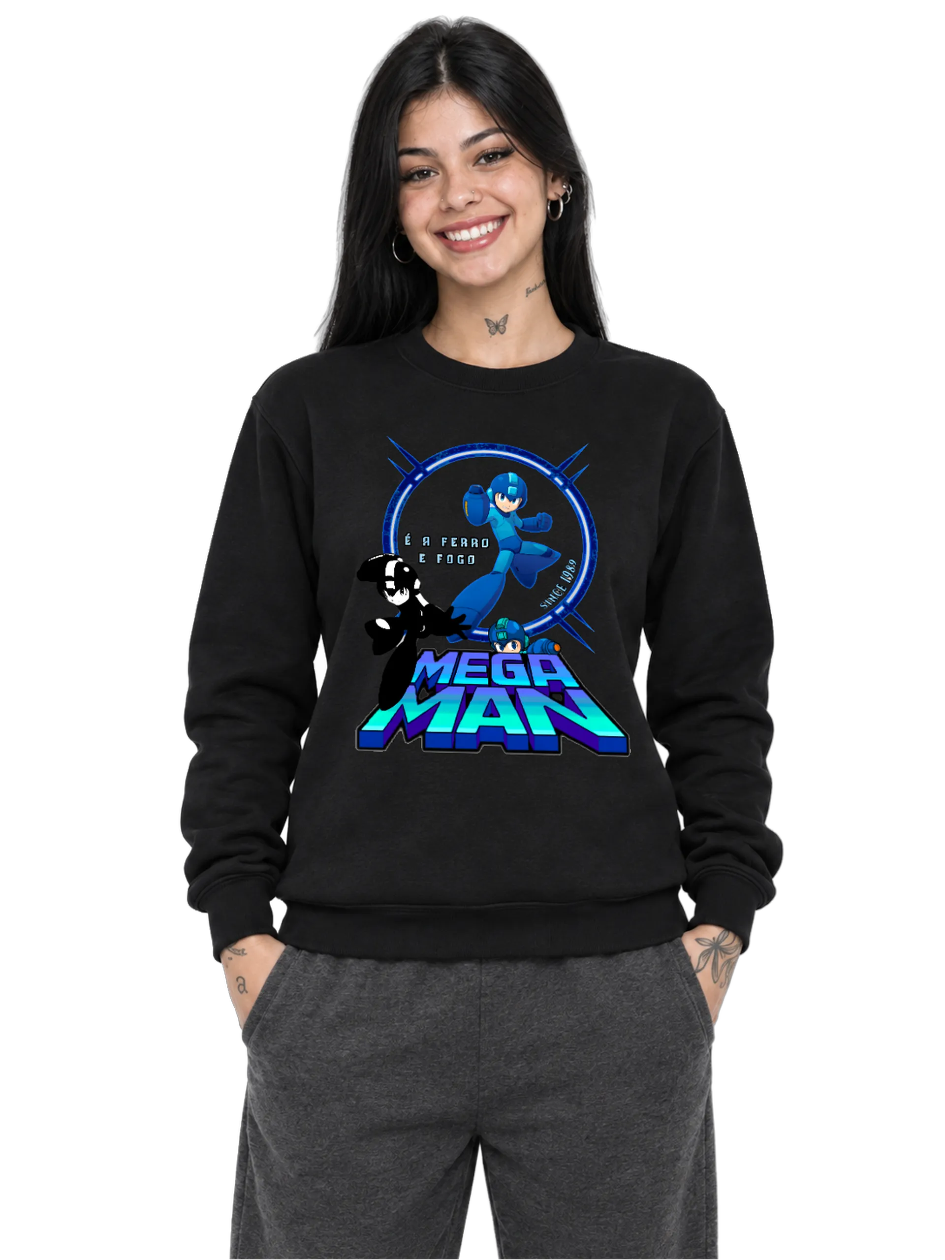 Moletom Megaman - Imagem 1