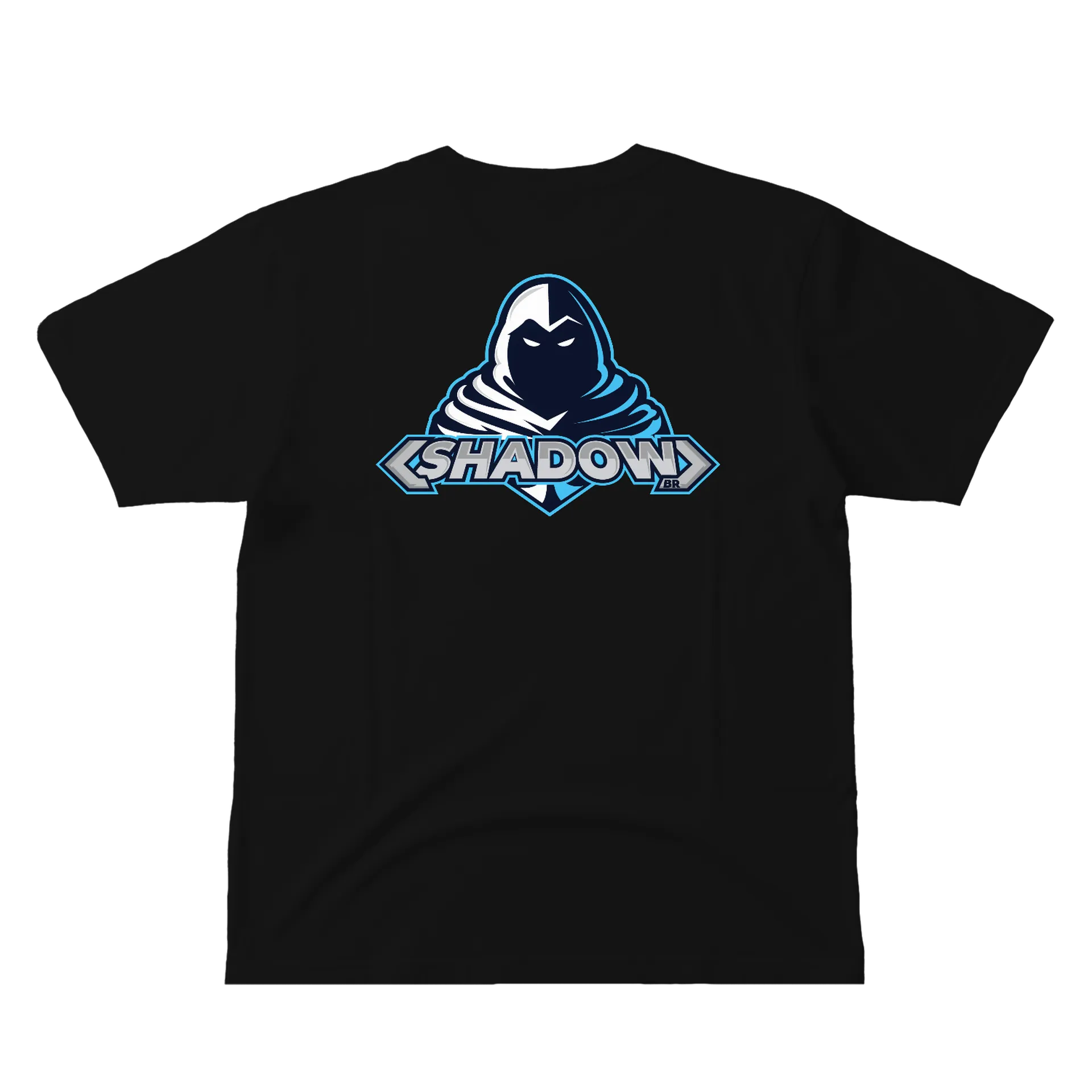 Camiseta Estampa ShadowBRx Preto 100% Algodão - Imagem 3