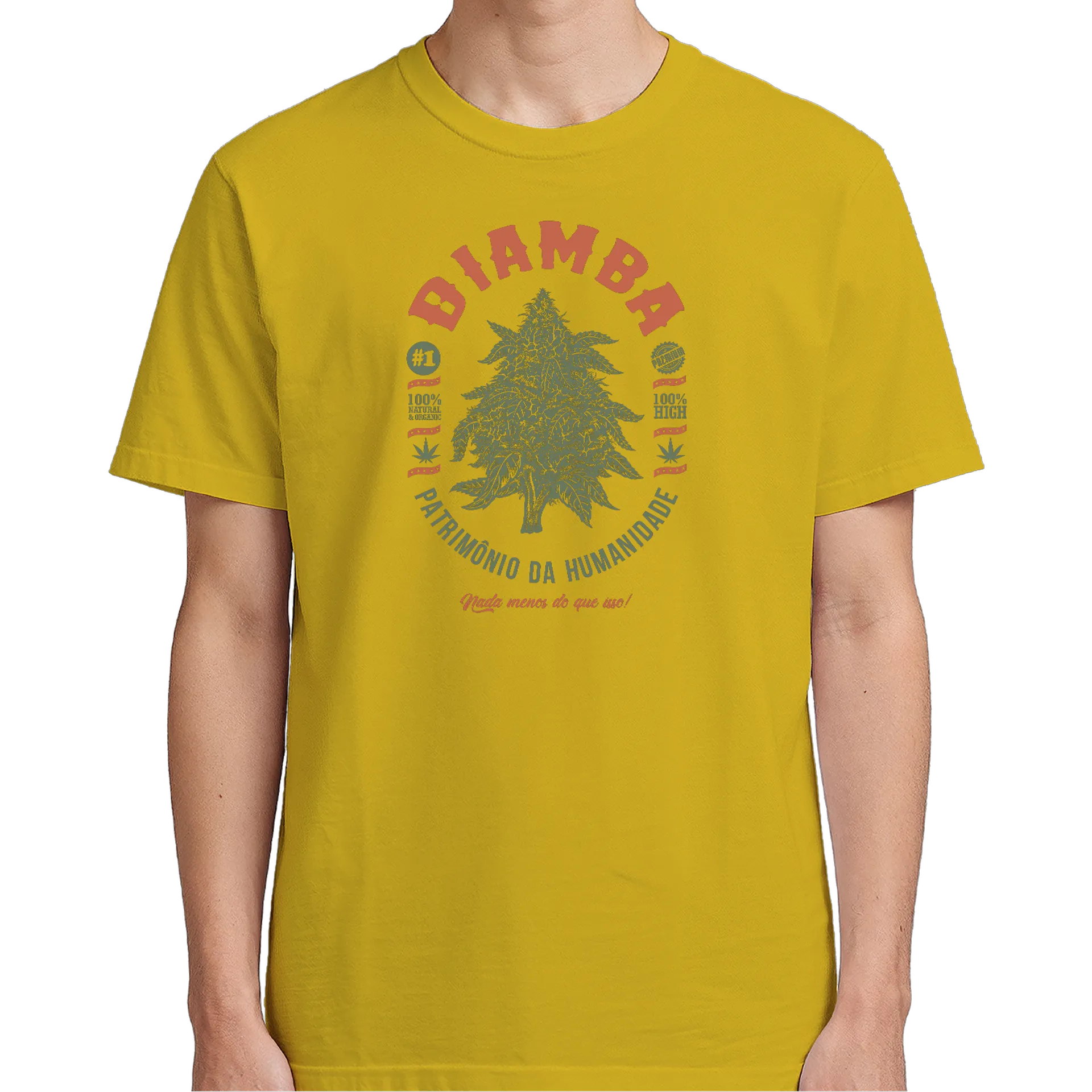 Camiseta Estampa Diamba Patrimônio da Humanidade 100% - Imagem 5