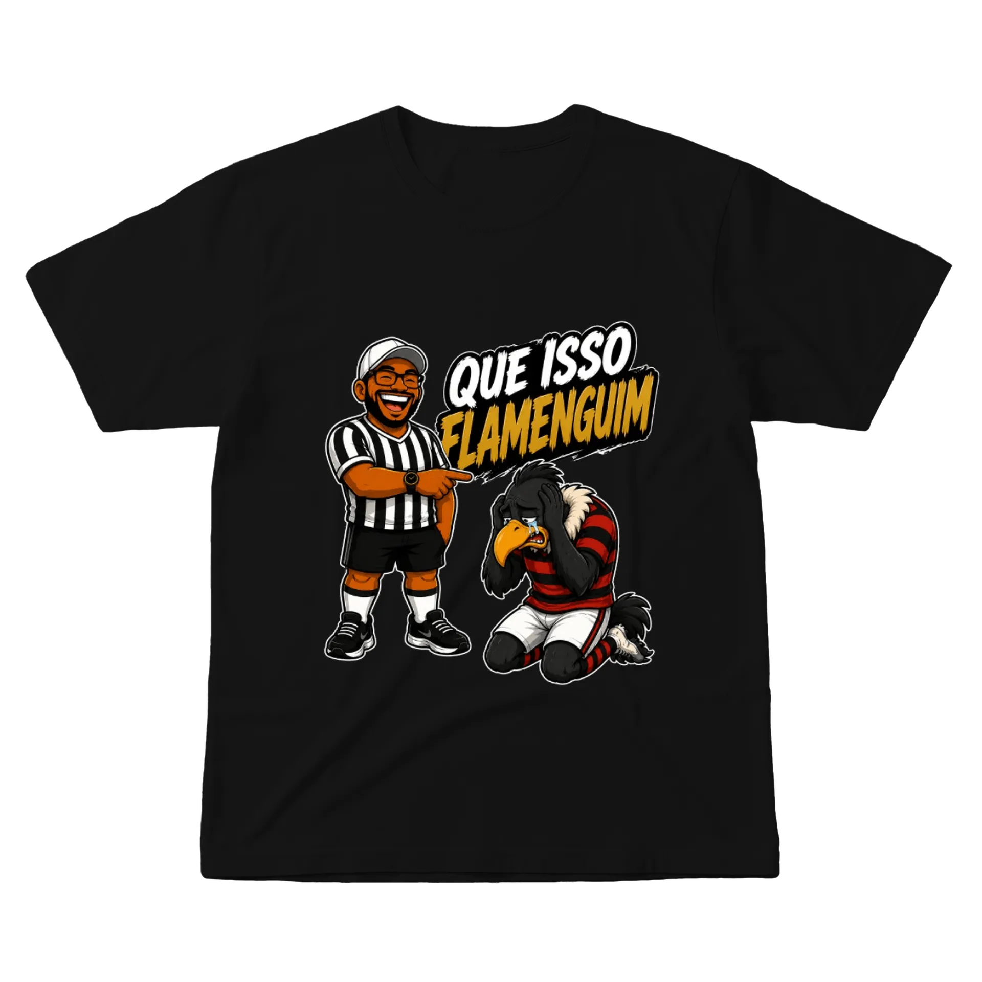 Camiseta “Que isso flamenguin” de Mauricio Dias — imagem 1 de 6