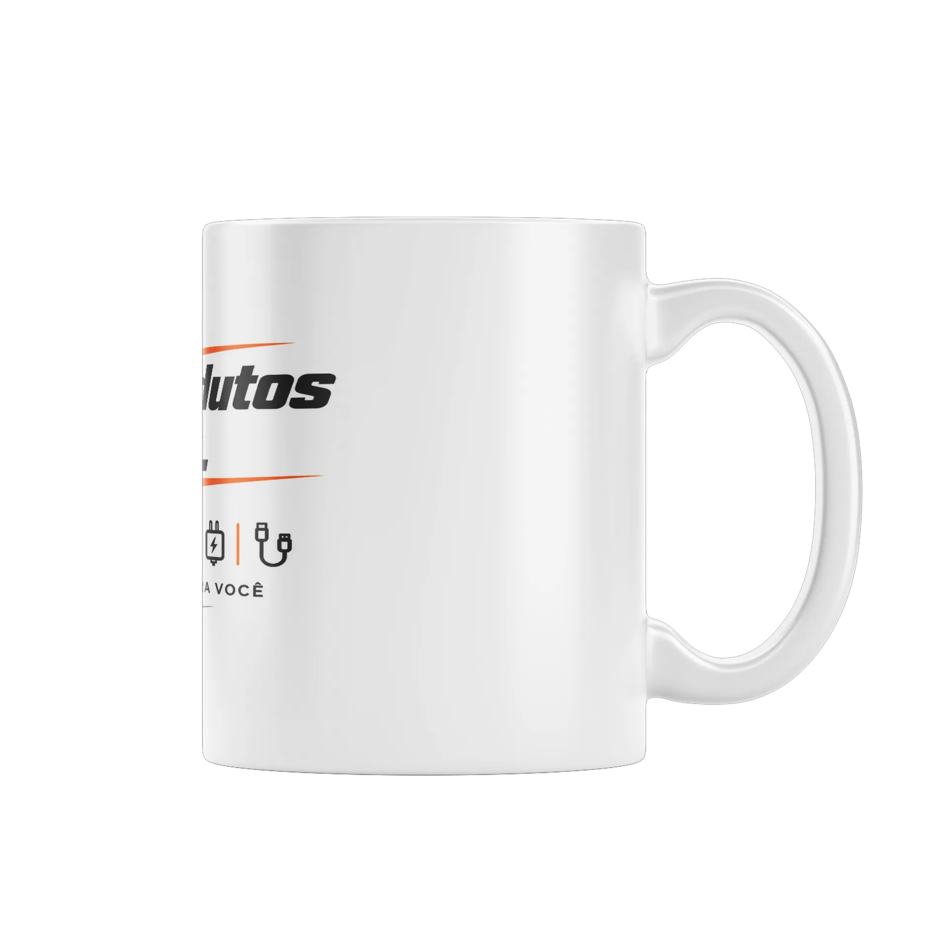 Caneca Porcelana Logo P.produtos e Cia 325ml - Imagem 1