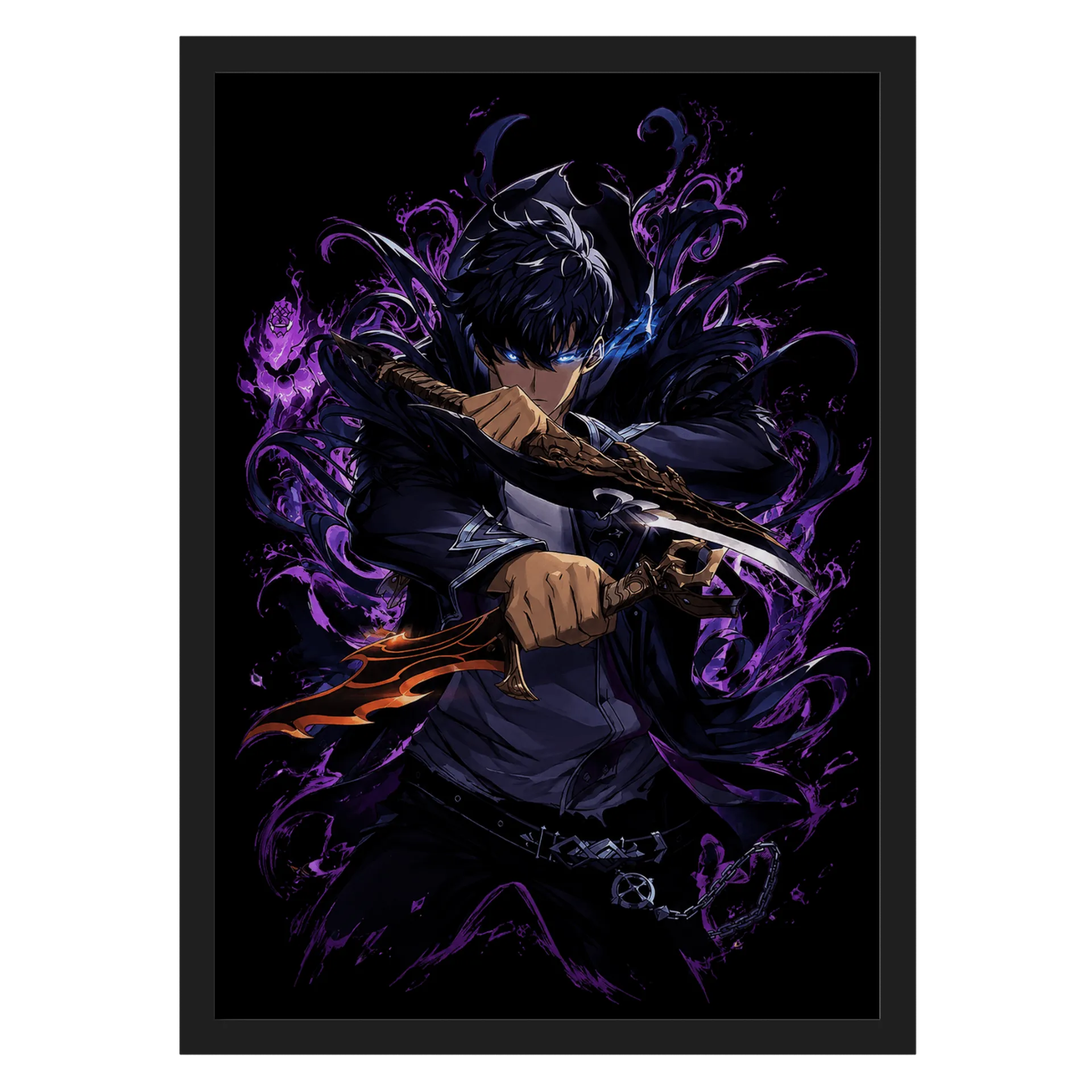 Quadro A3 personalizado Solo Leveling - Imagem 1