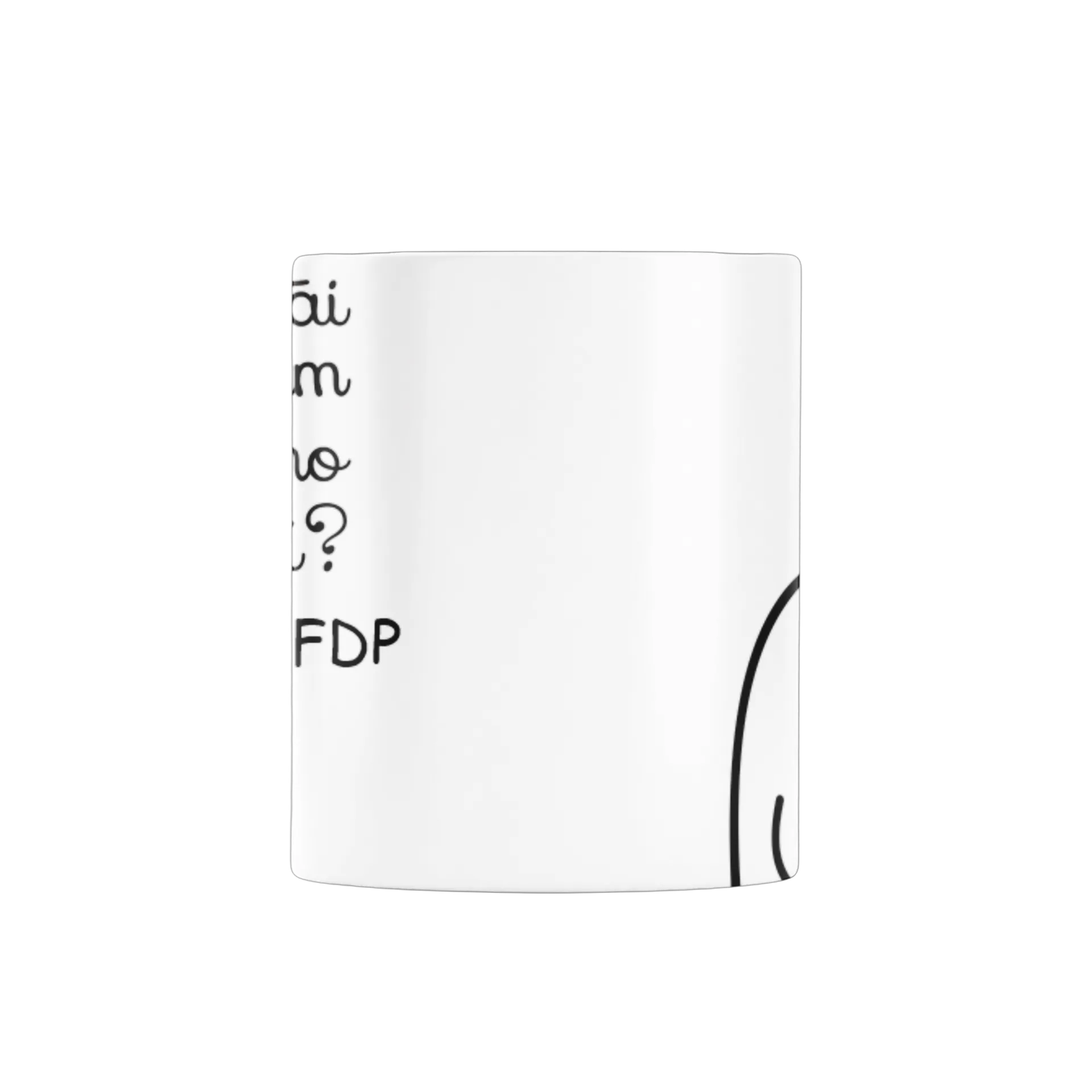 Caneca personalizada Cafe FDP de GGMarcio — imagem 2 de 4