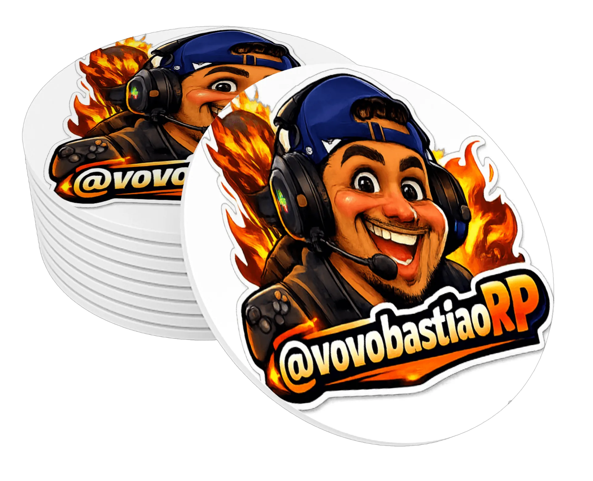 Porta-copo vovô bastião rp MDF de Vovô bastião rp — imagem 1 de 3