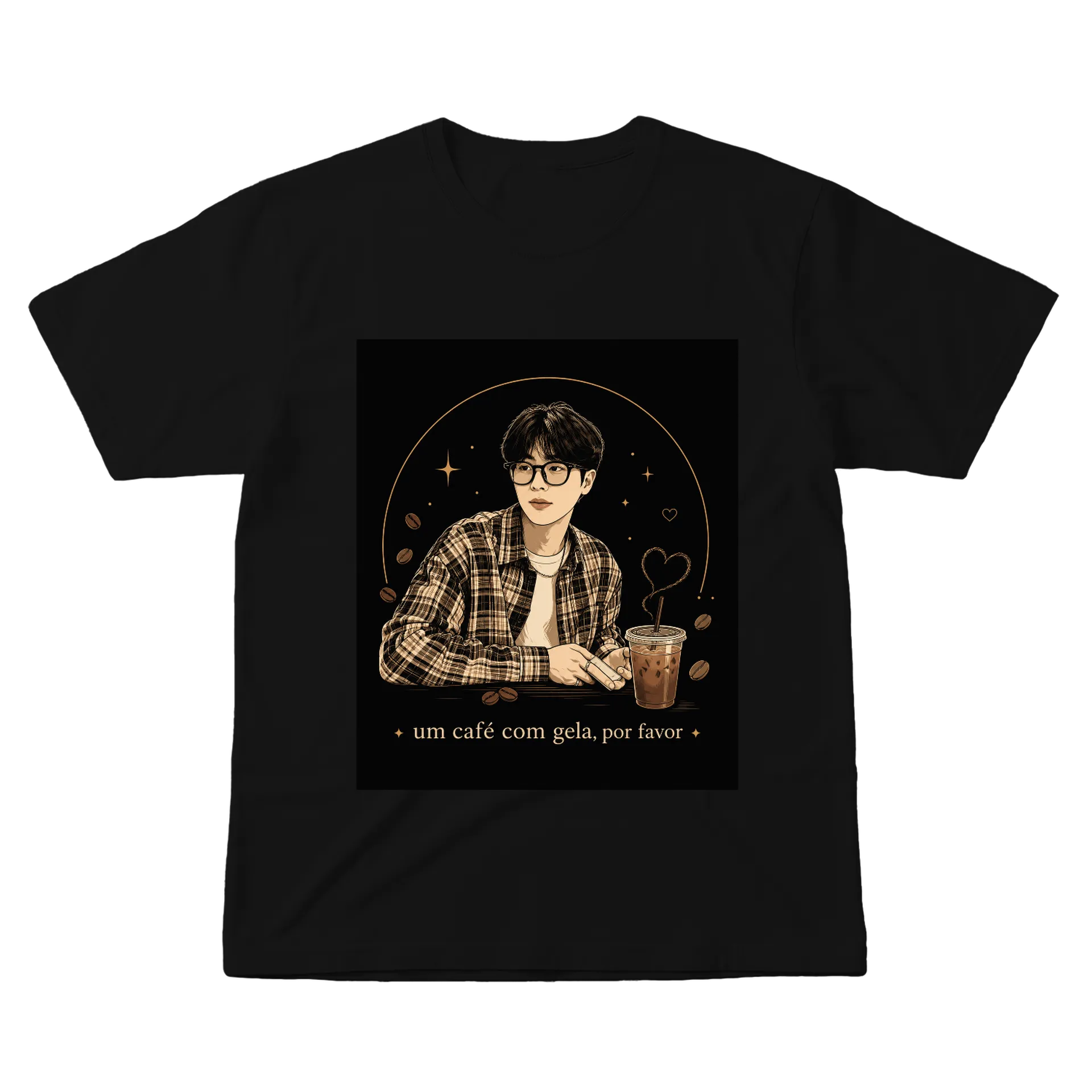 Camiseta personalizada Café com gela - Imagem 1
