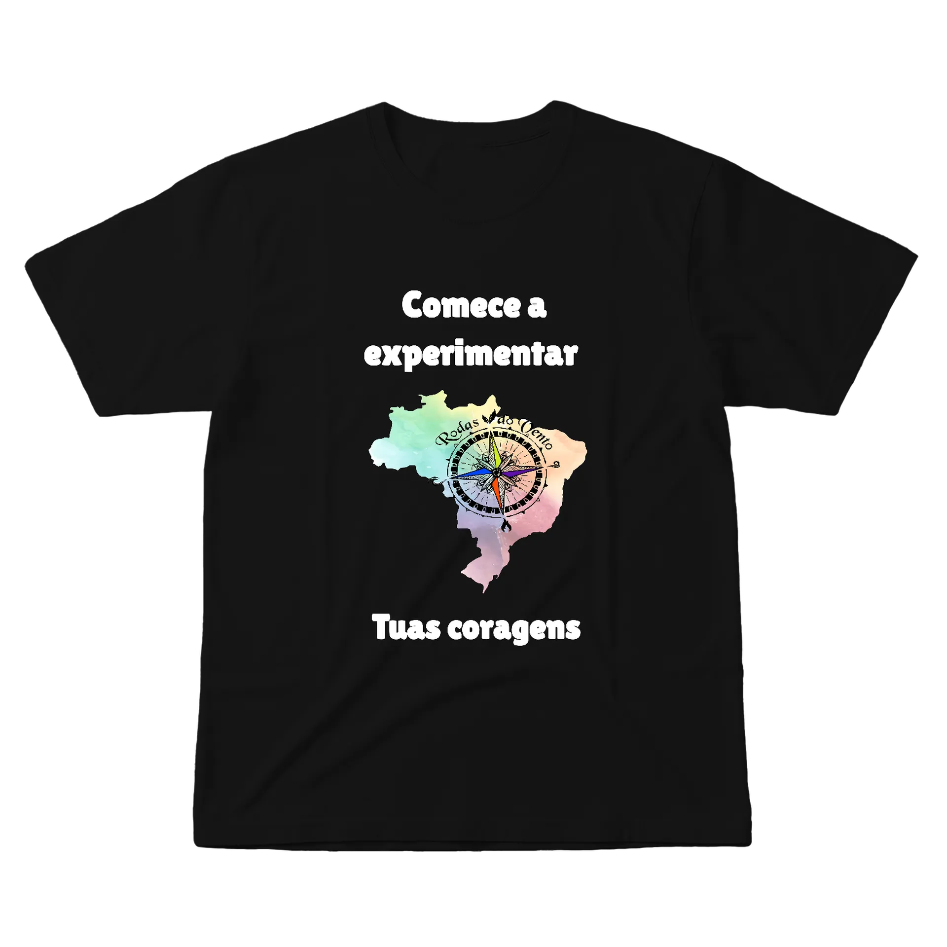 Camiseta Tua Coragem de RodasdoVento — imagem 1 de 6