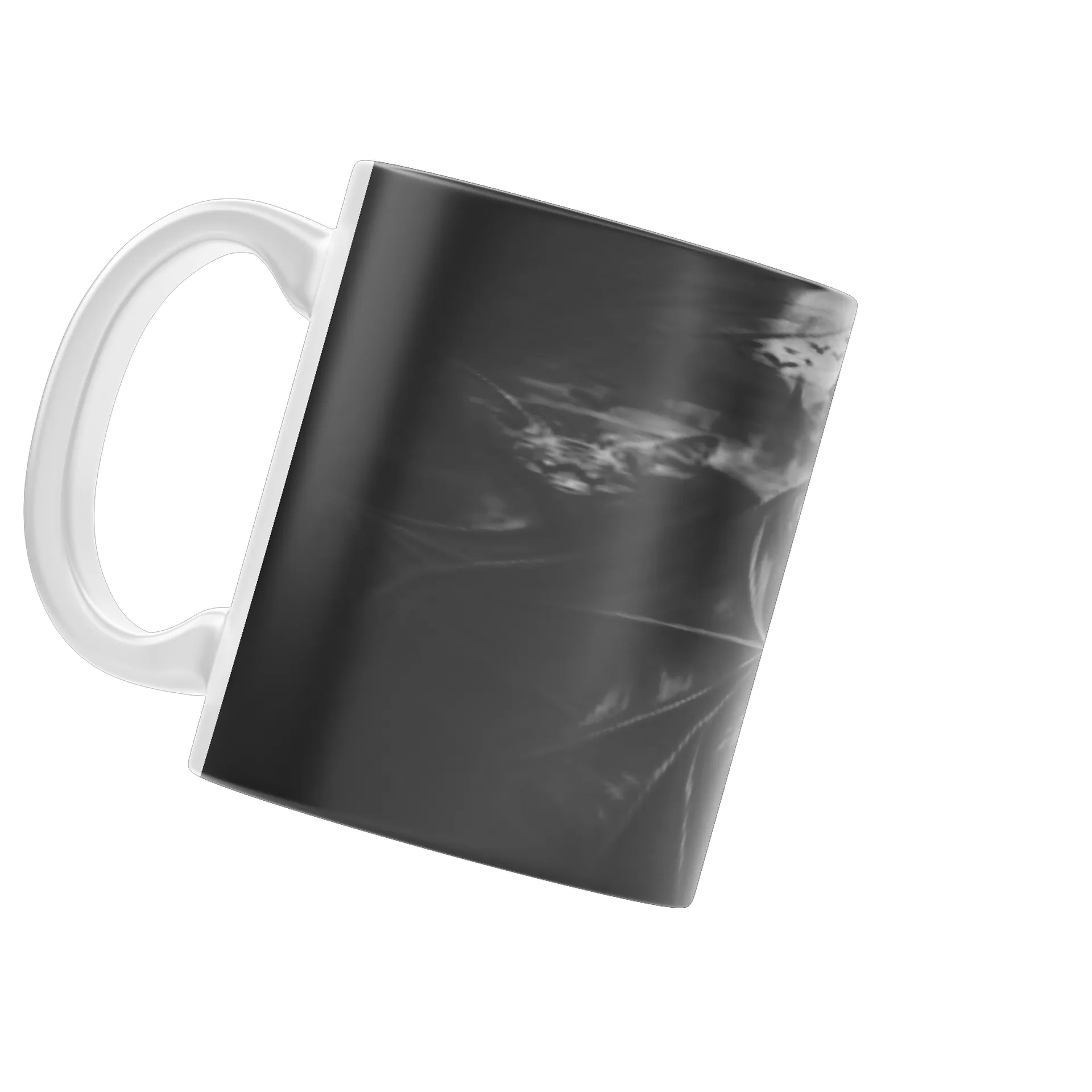 Caneca Porcelana enxu Morcego Preto 325ml - Imagem 3