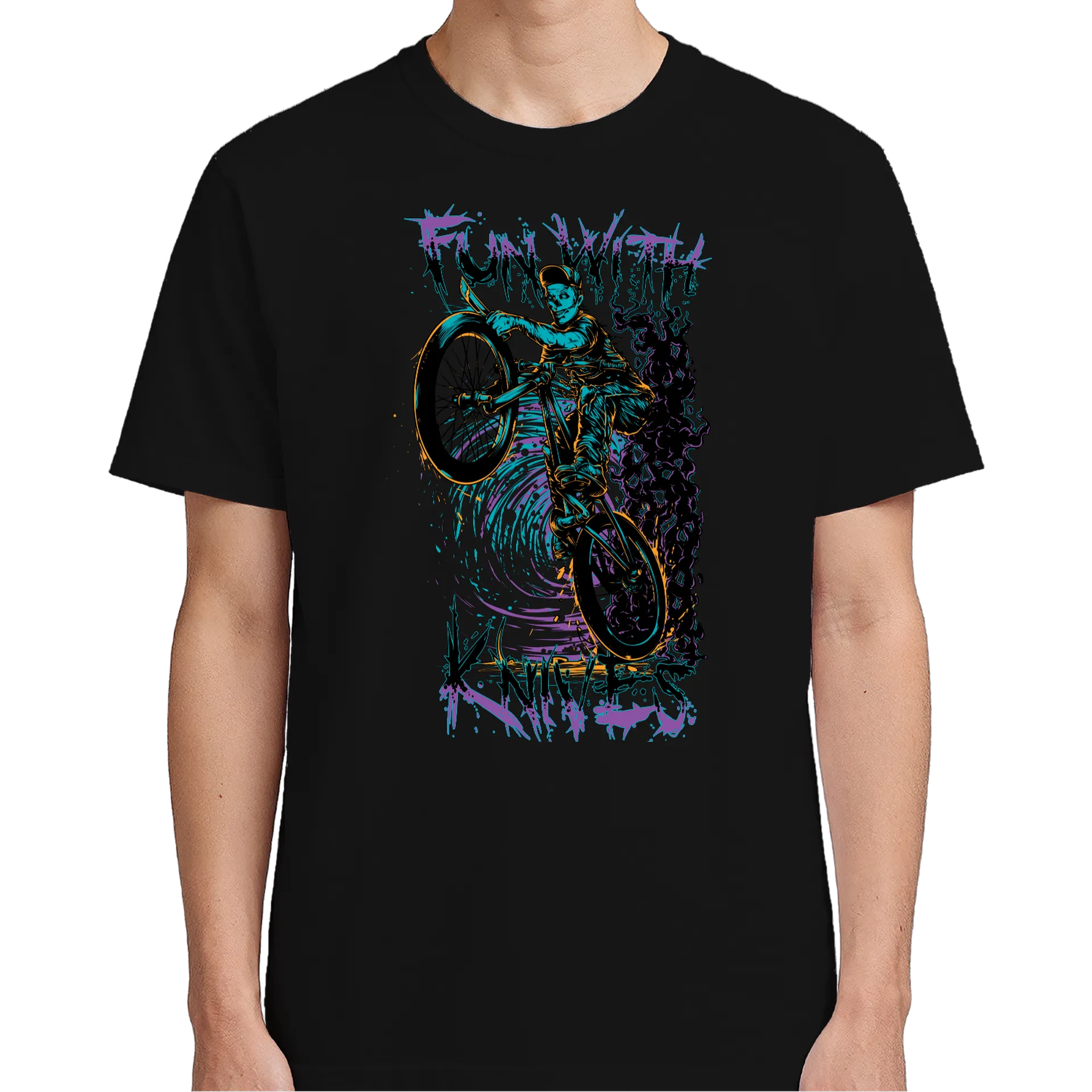 Camiseta Grafite Skate Neon 100% Algodão - Imagem 5