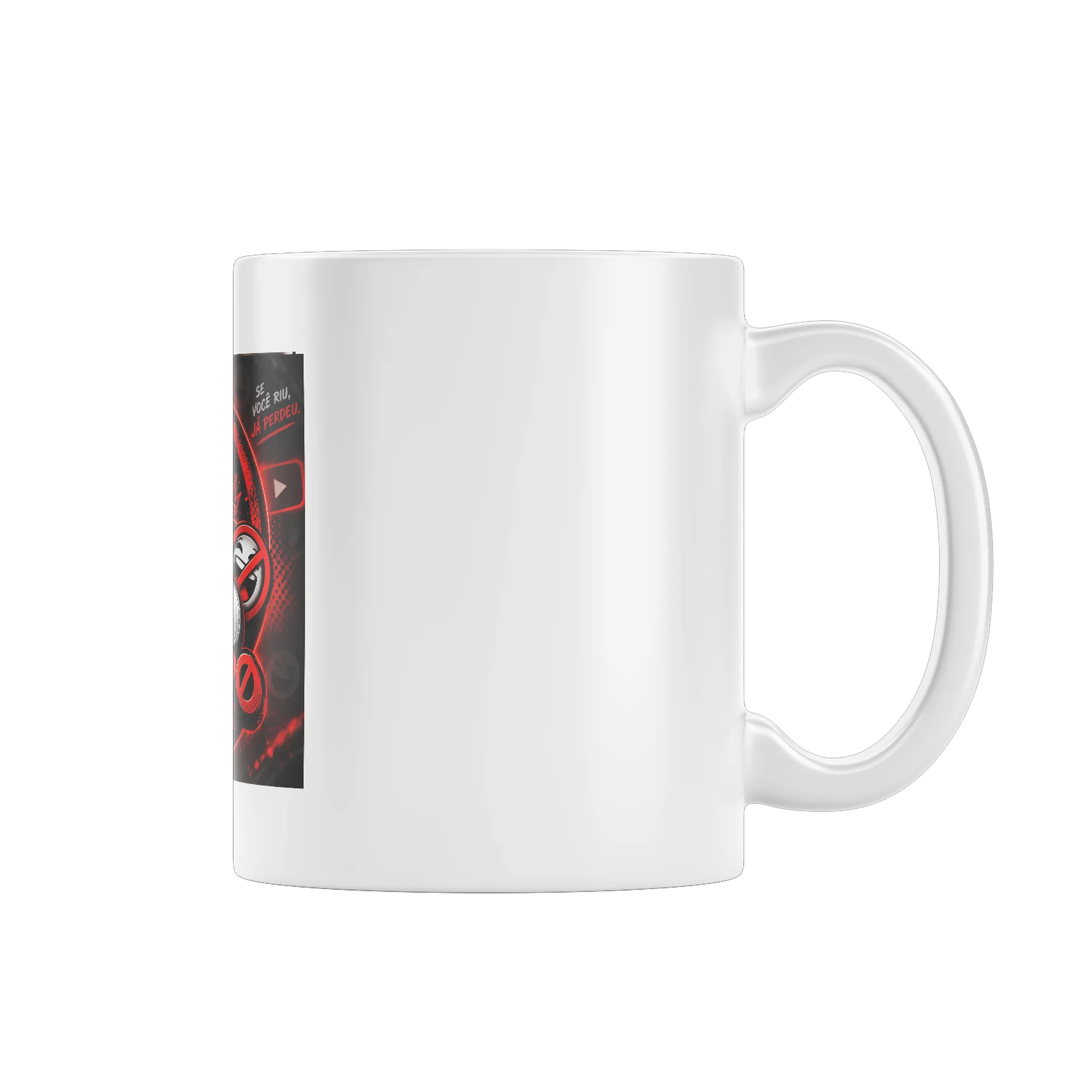 Caneca Porcelana Ris0 Proibido 325ml - Imagem 1