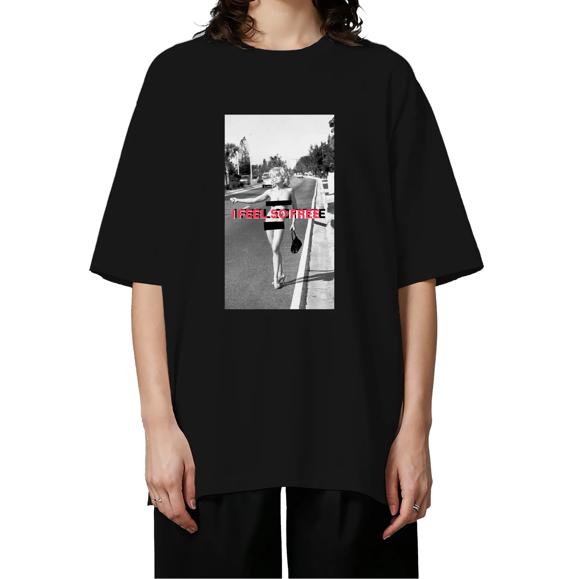 Camiseta Oversized I FEEL SO FREE - Imagem 3