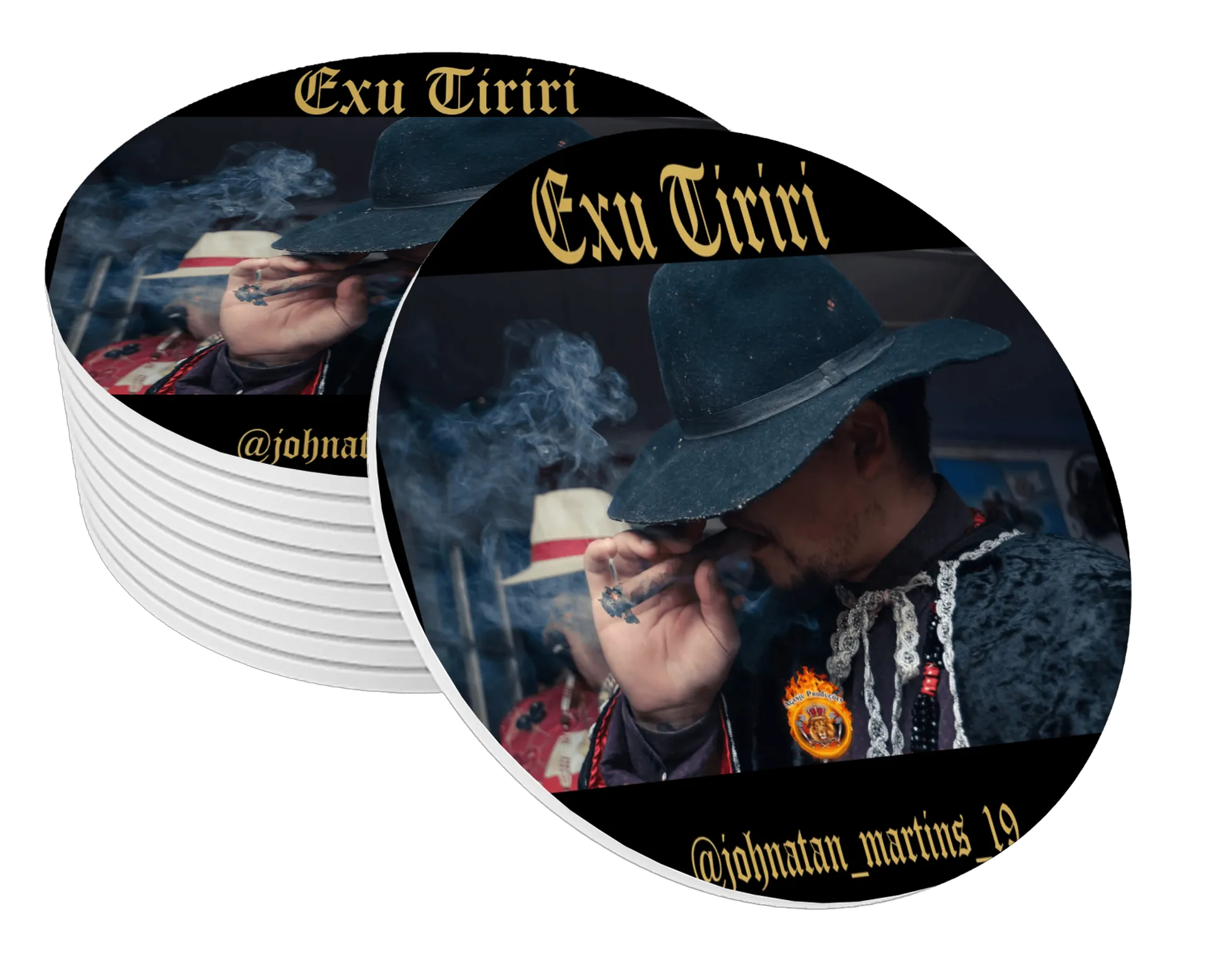 Porta-copos personalizado de jow jow 