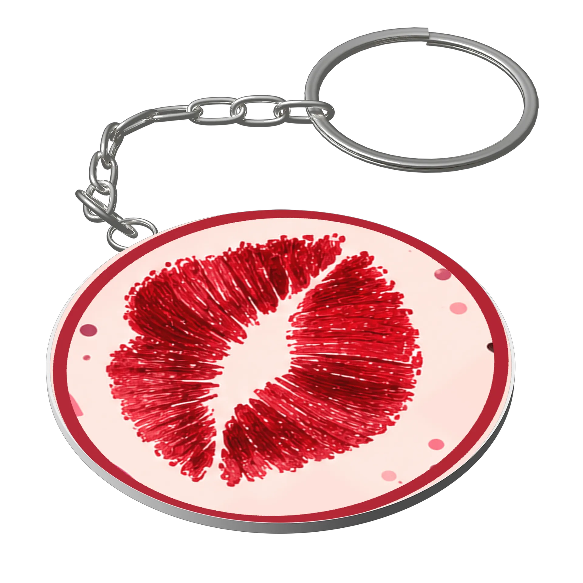 Chaveiro Beleza que Encanta | Beijo Vermelho - Imagem 1