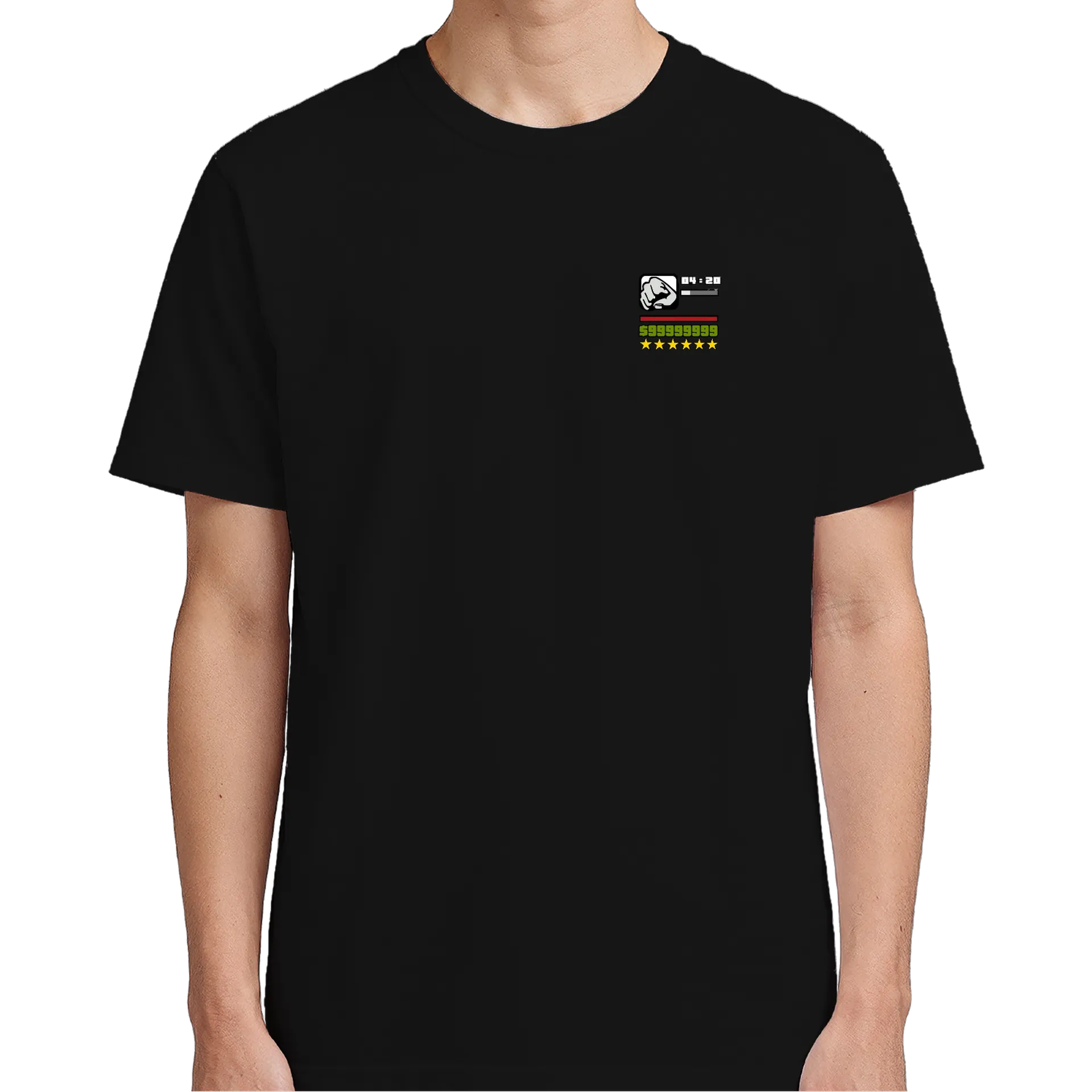 Camiseta Estampa GTA Personagens 100% Algodão - Imagem 5