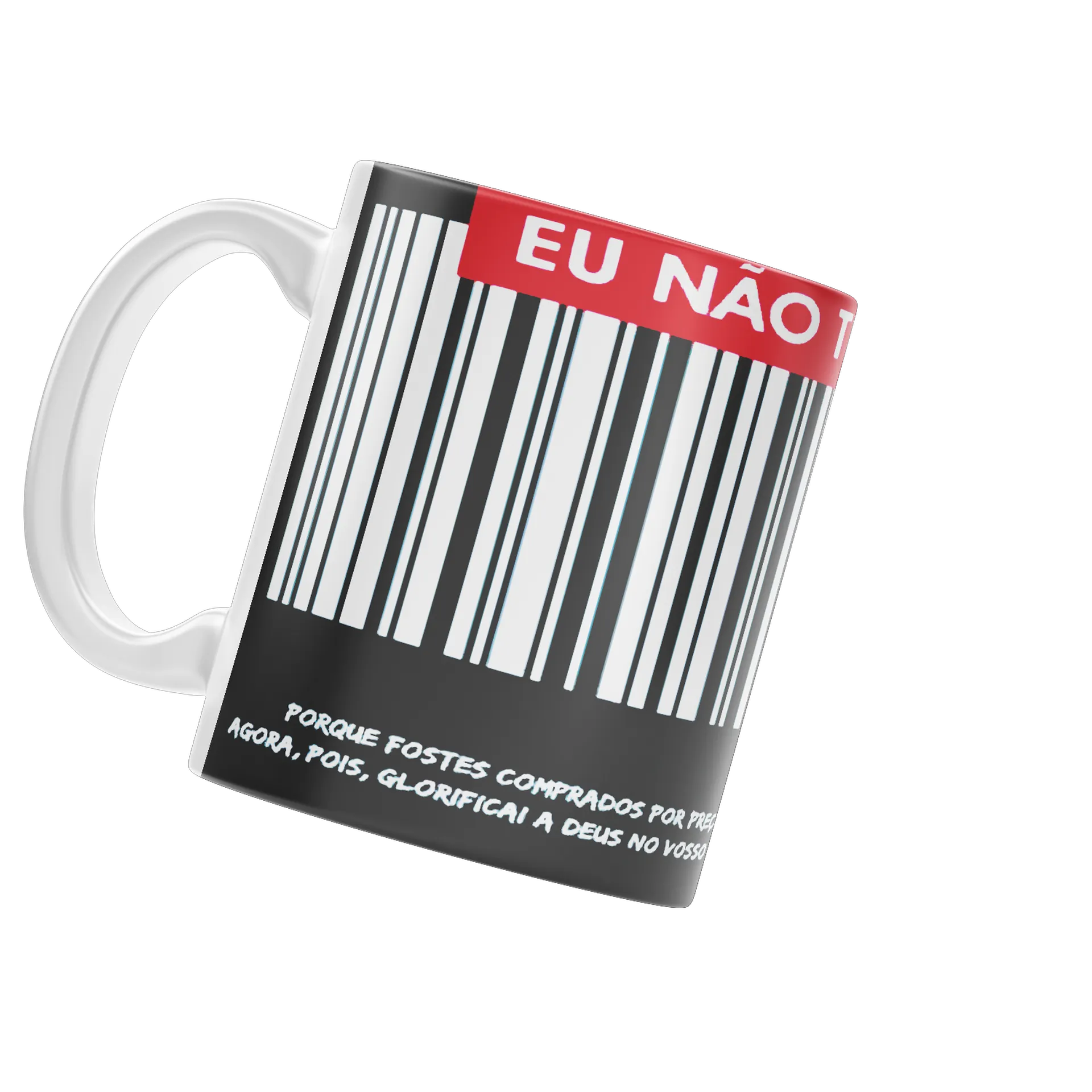 Caneca Porcelana Estampa Jesus Me Comprou 325ml - Imagem 3