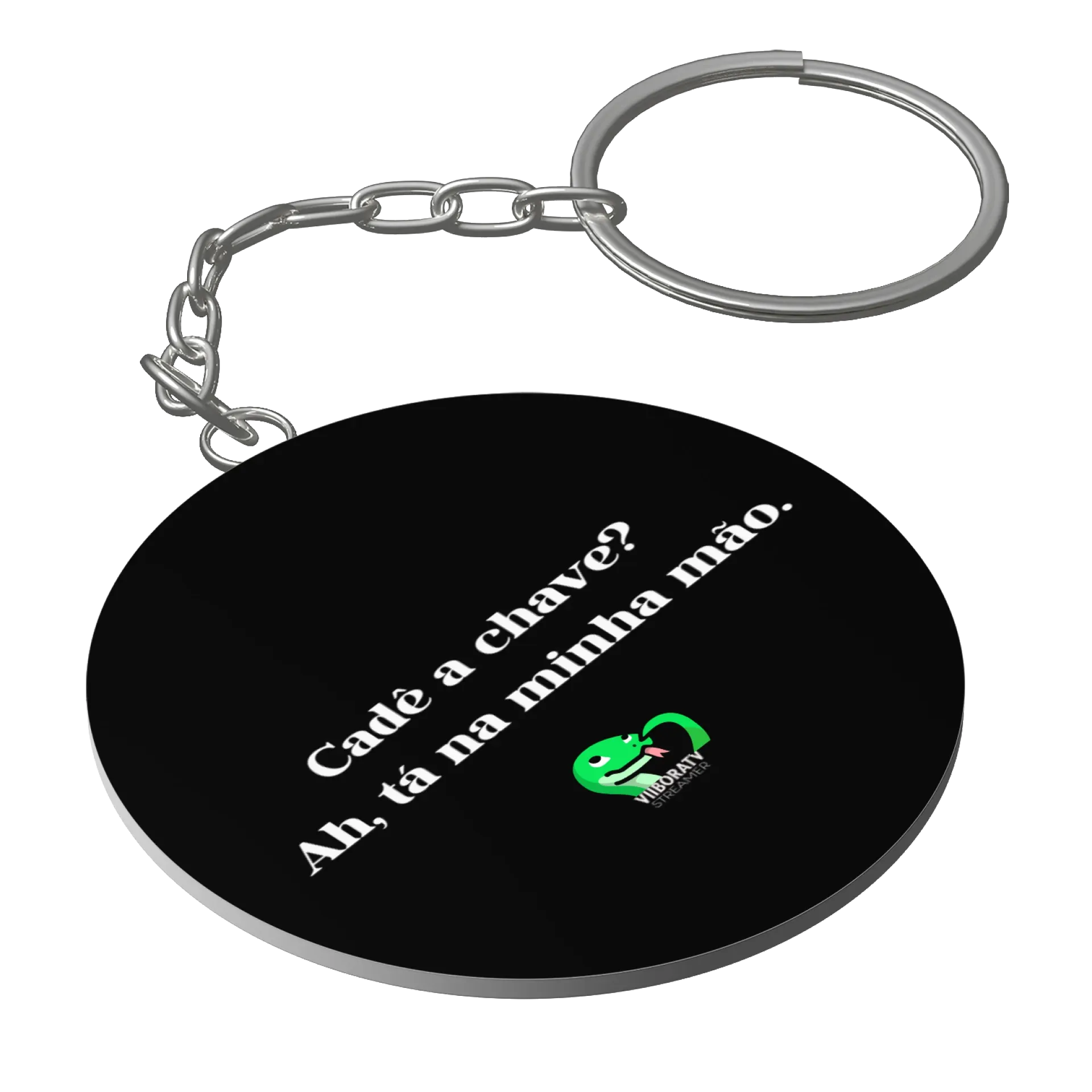 Chaveiro MDF Frase Engraçada - Imagem 1