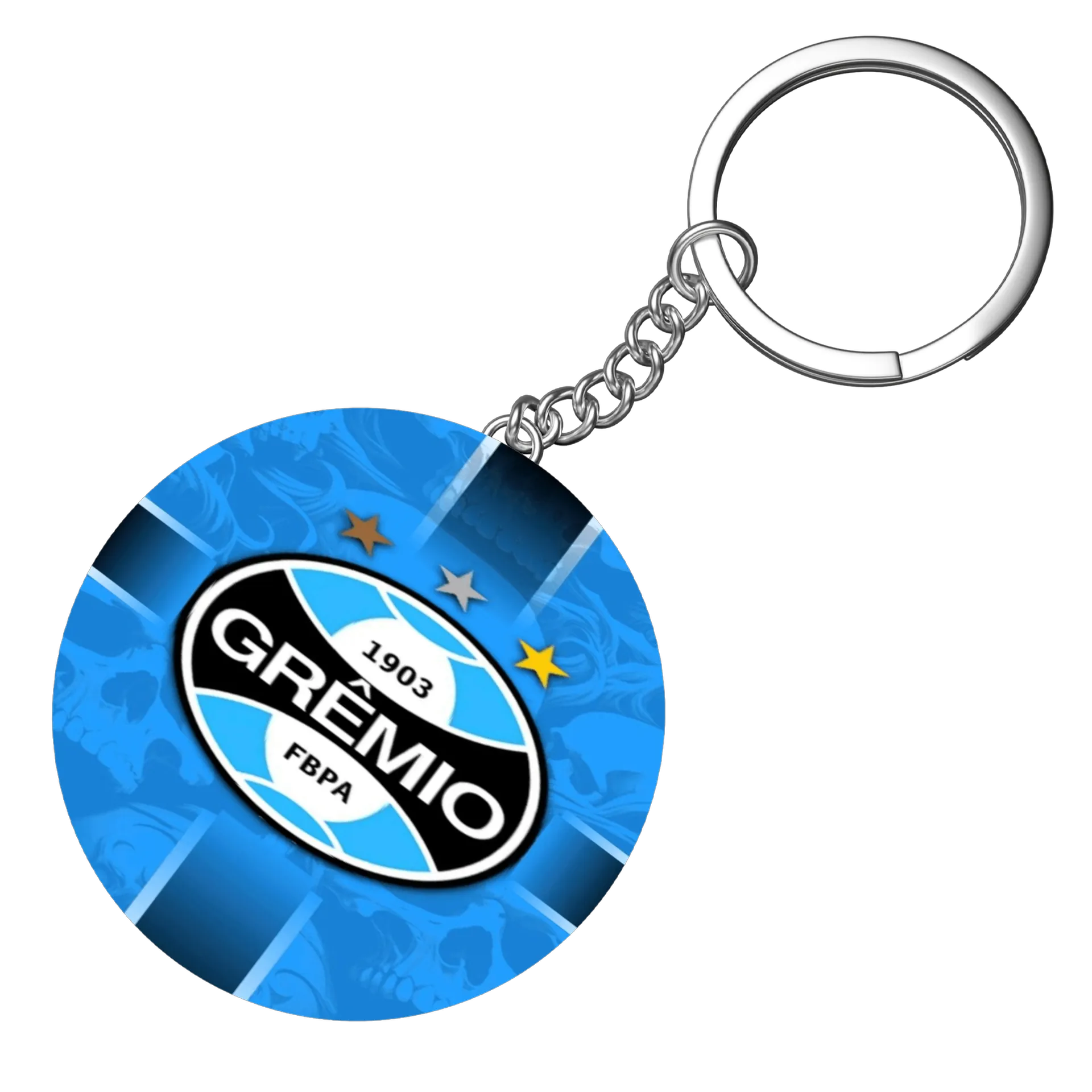 Chaveiro MDF Logo Grêmio 5x5cm - Imagem 4