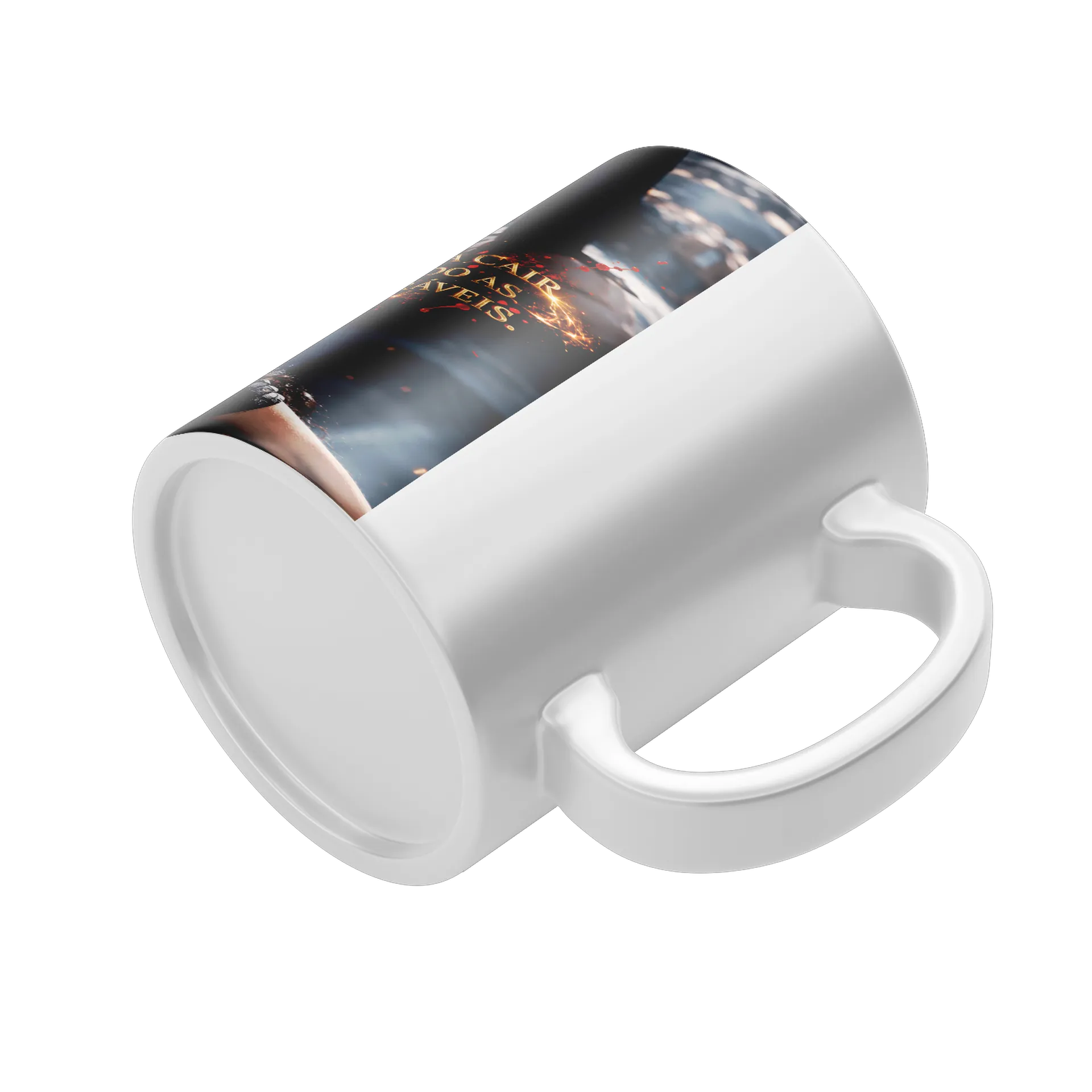 Caneca Arqueira com Frase Motivacional 325ml - Imagem 4