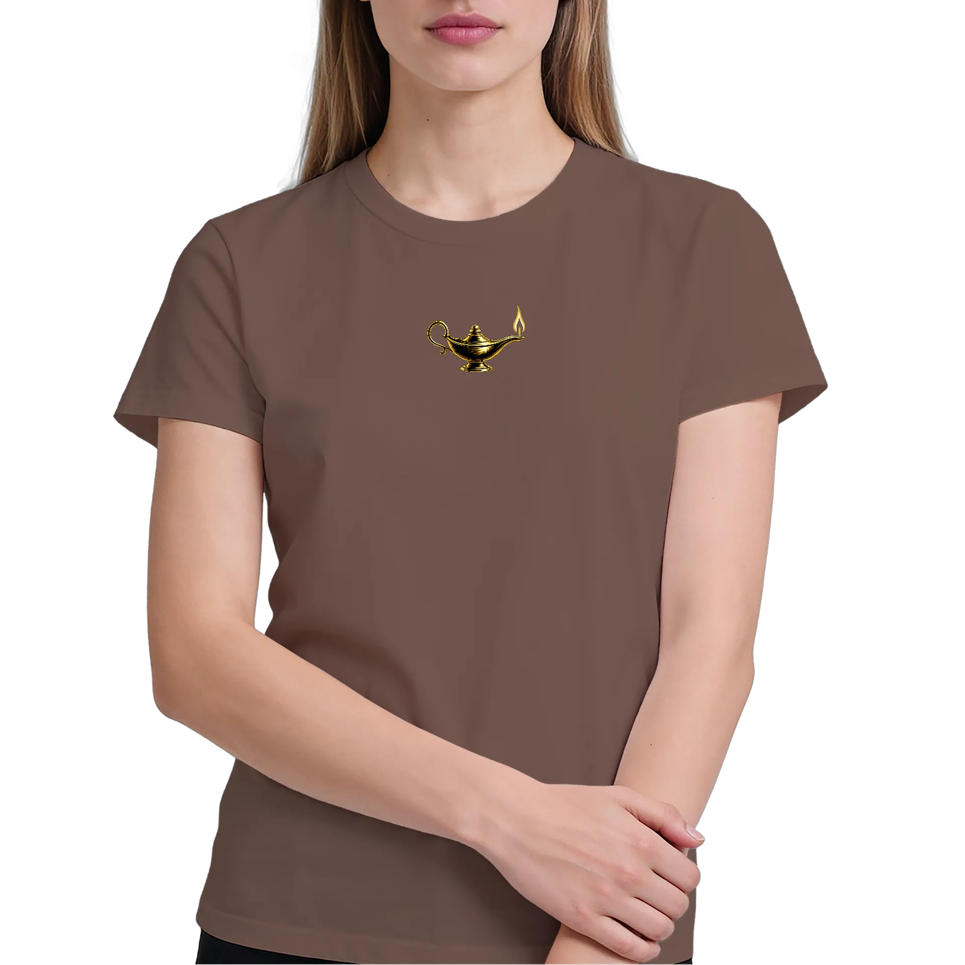 Camiseta Fome e Sede Estampa Luminária 100% Algodão - Imagem 4