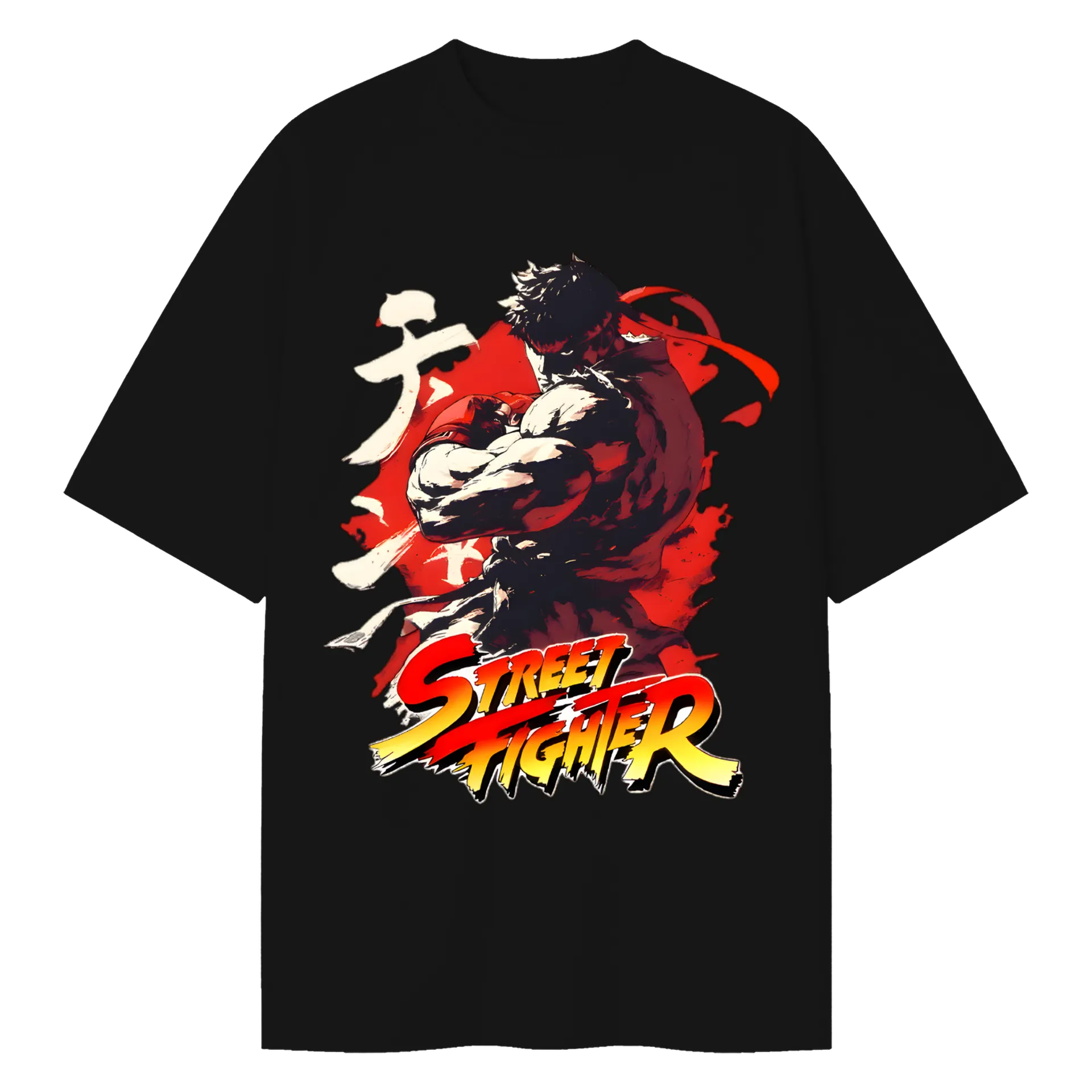 Camiseta Oversized Ryu Street Fighter - Imagem 1
