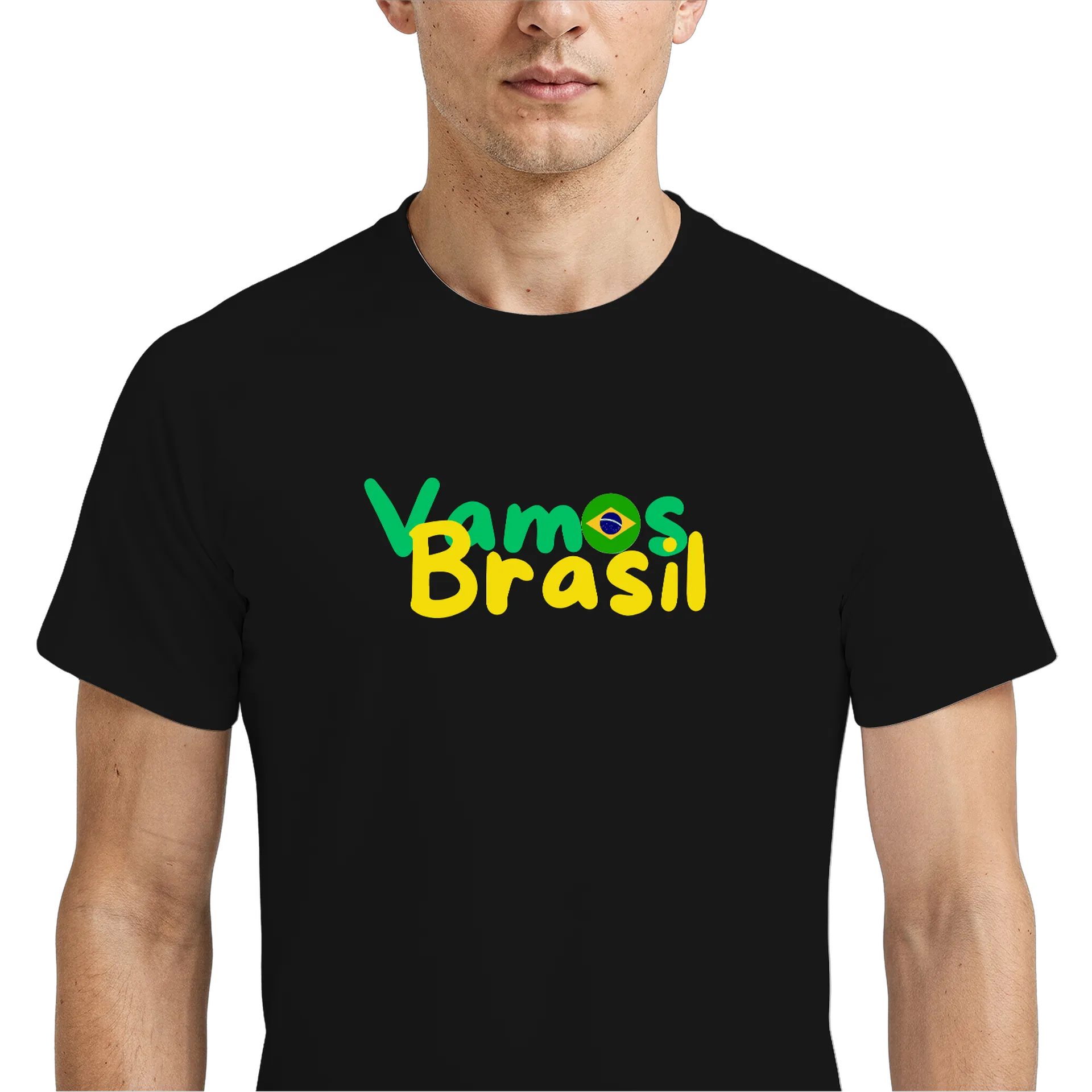 Camiseta DryFit Vamos Brasil - Imagem 4