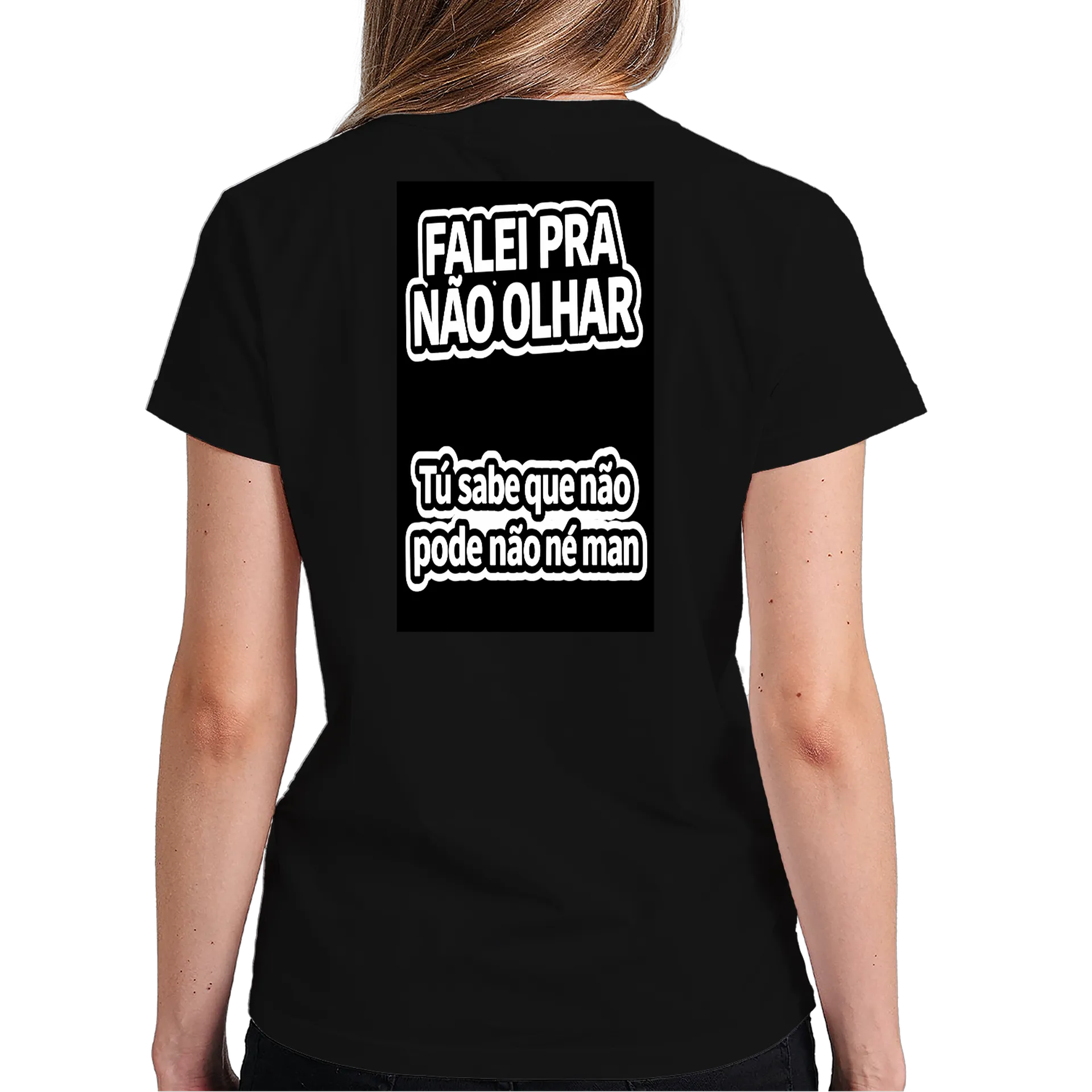 Camiseta NÃO OLHE MINHAS COSTAS - Imagem 6