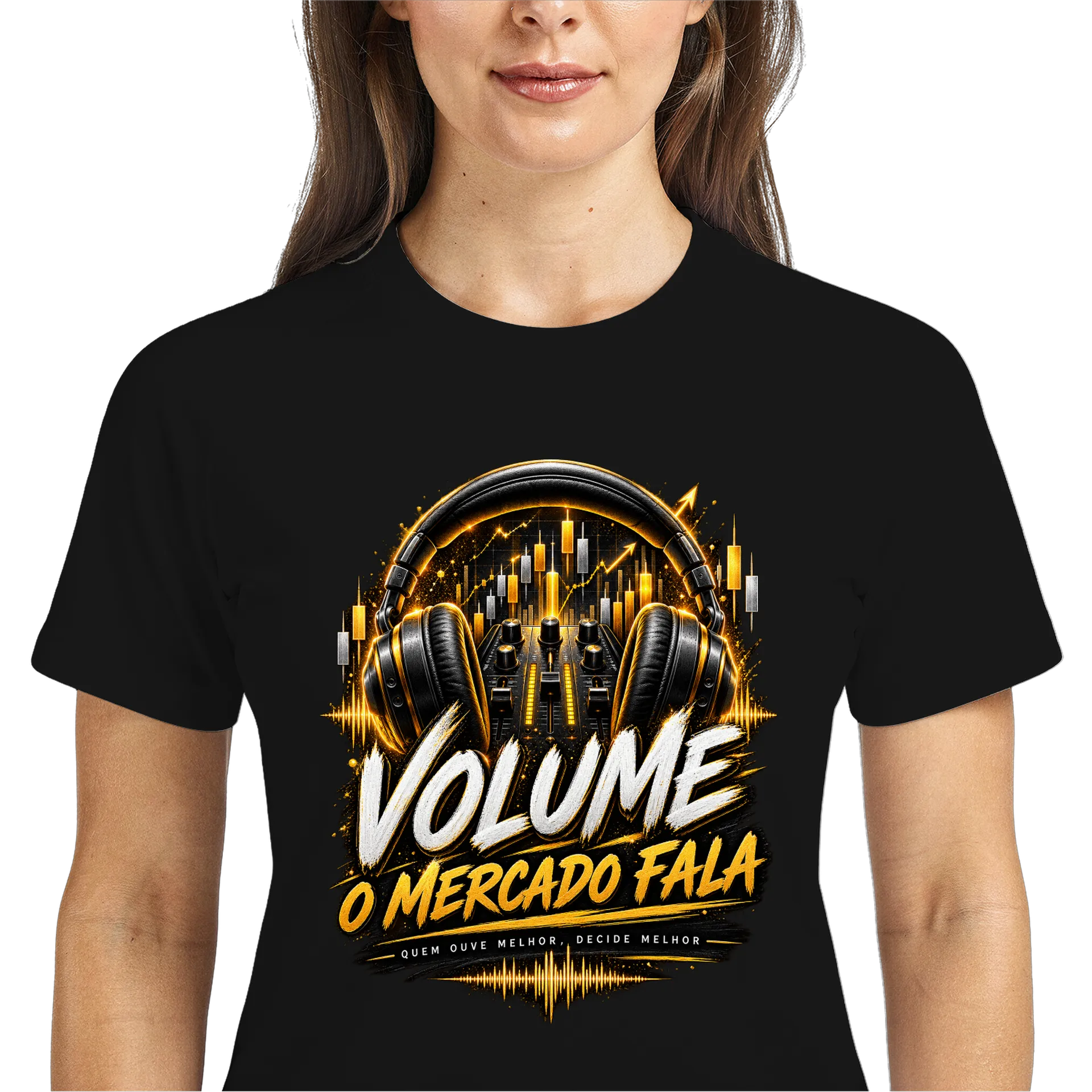 Camiseta Dry Fit Volume O Mercado Fala 100% Poliéster - Imagem 3
