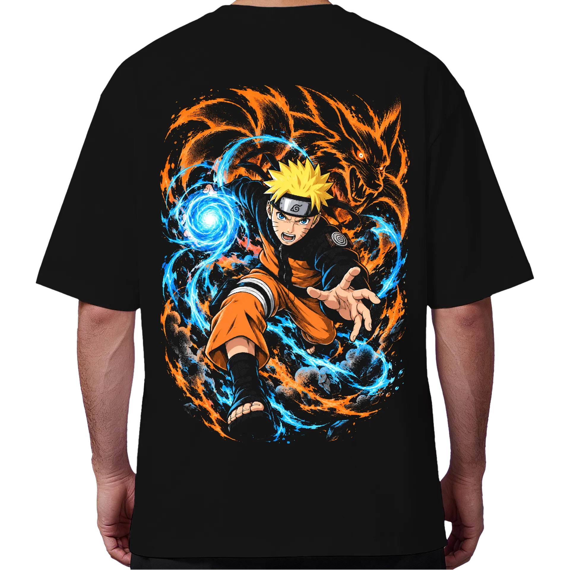 Camiseta Oversized Naruto Uzumaki Anime Naruto Premium - Imagem 6